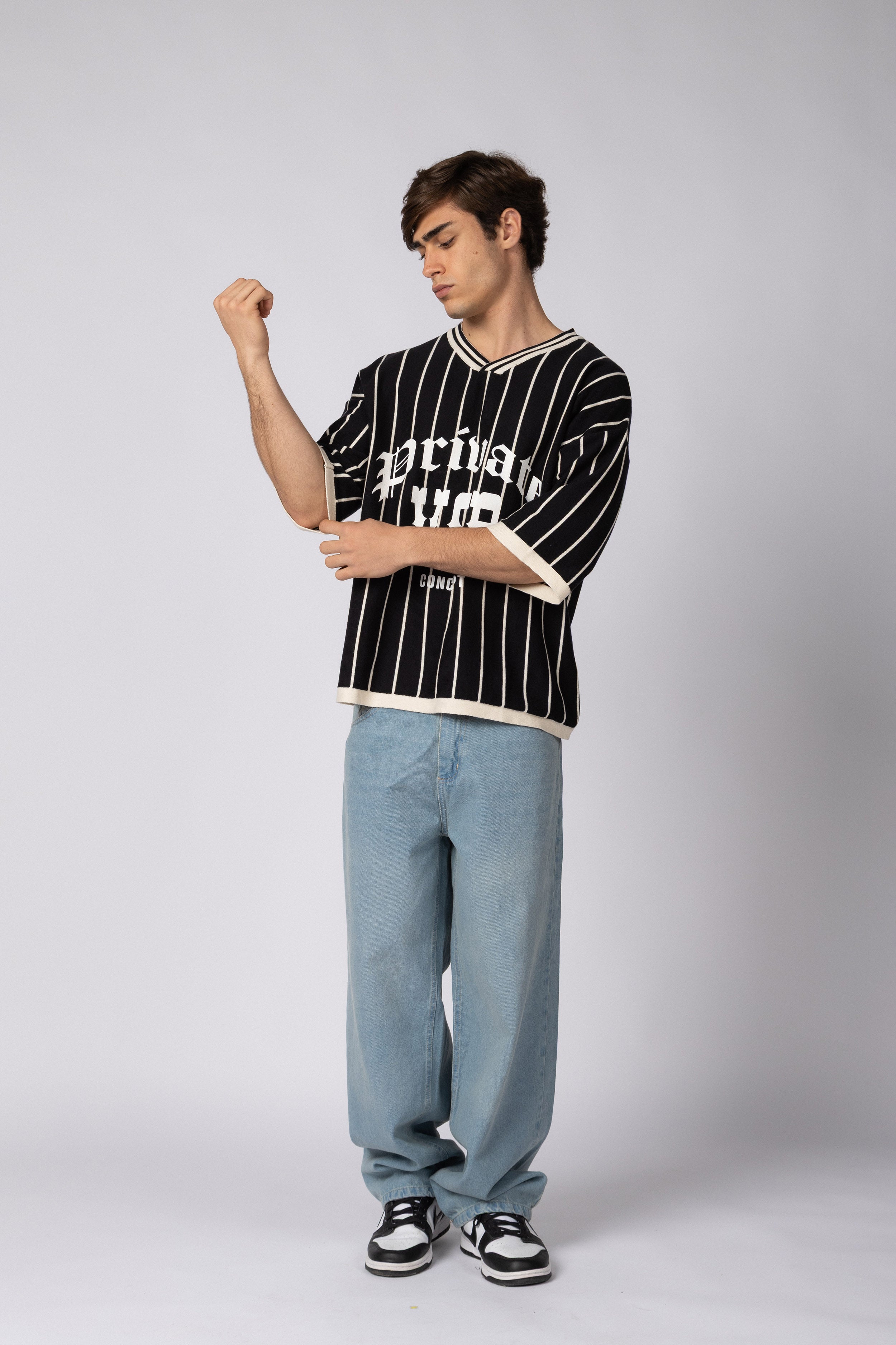 Remera Tejida Private Negra