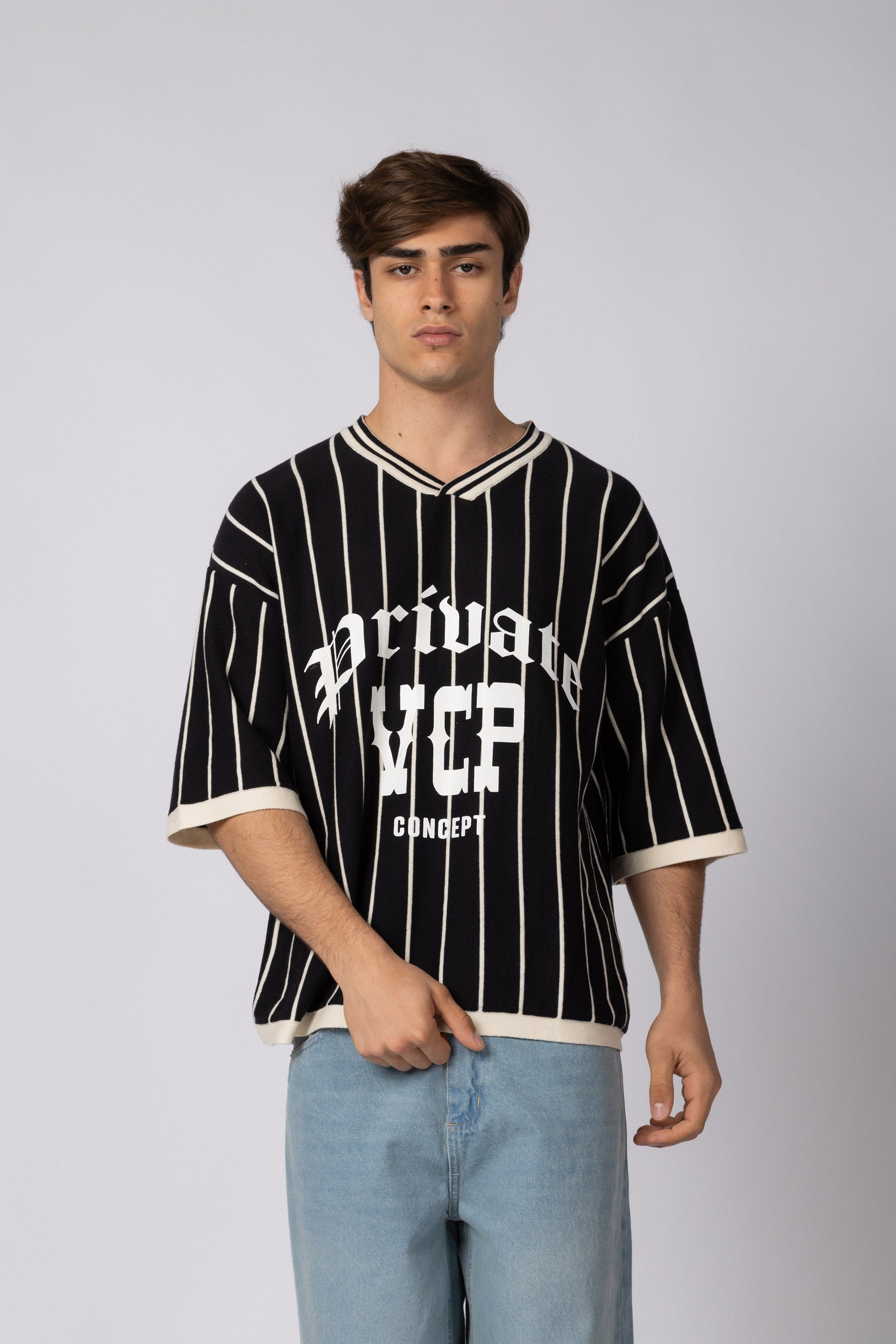Remera Tejida Private Negra