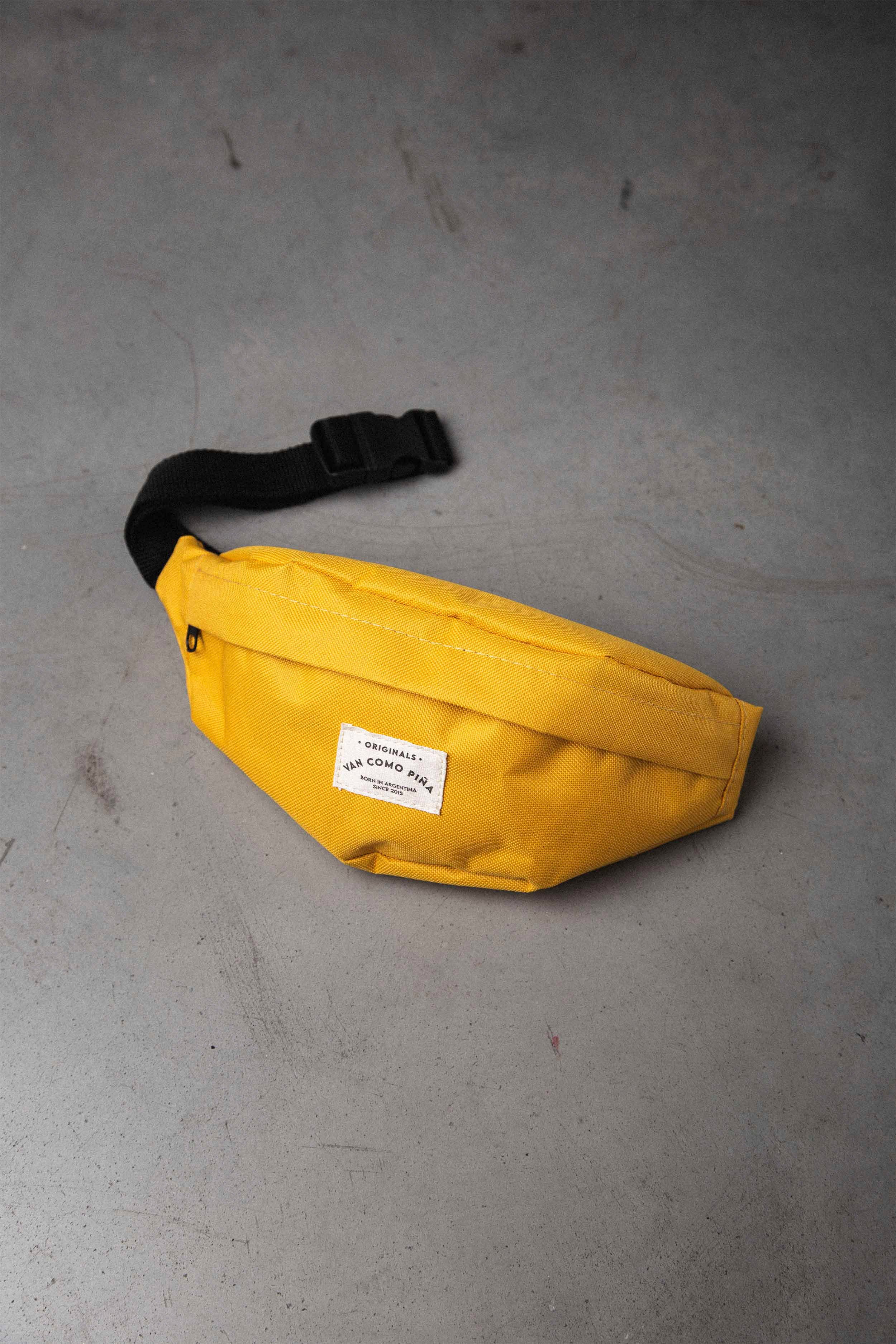 Riñonera Cord Amarilla