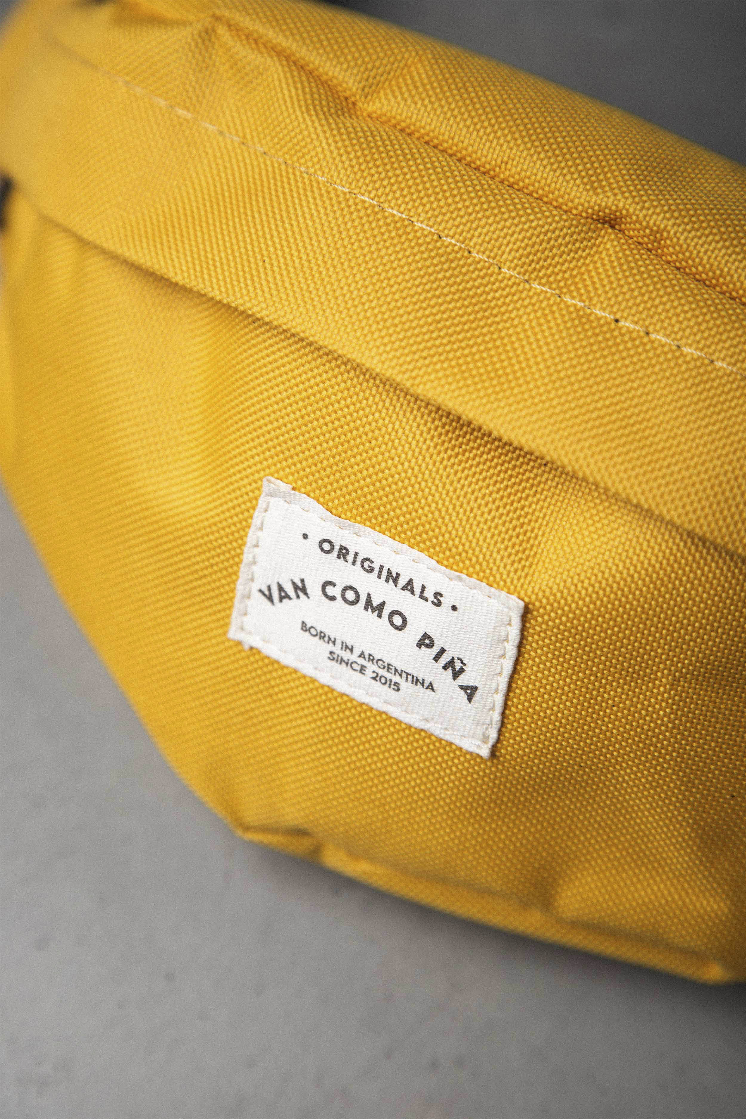 Riñonera Cord Amarilla