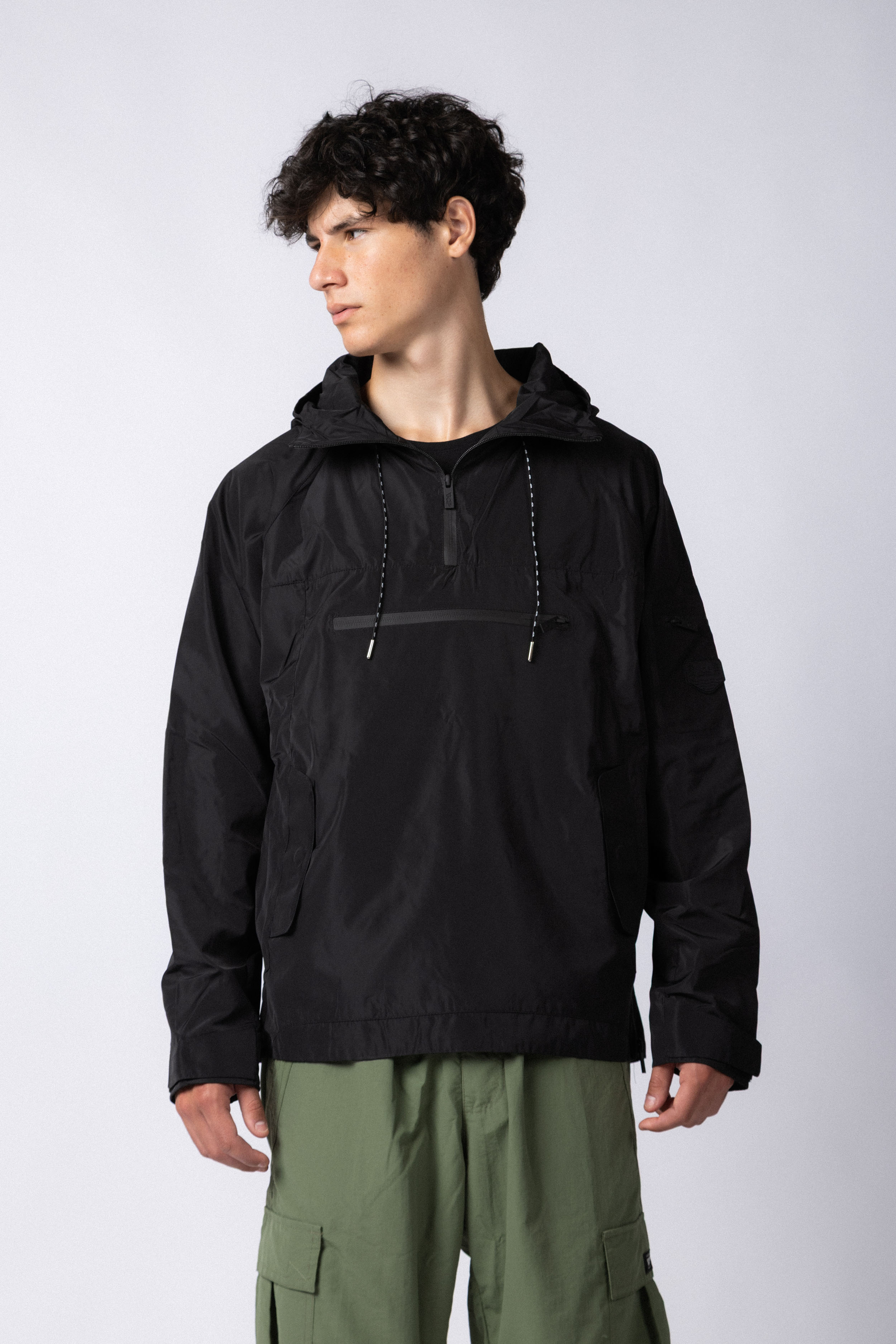 Rompevientos Anorak Braves Black