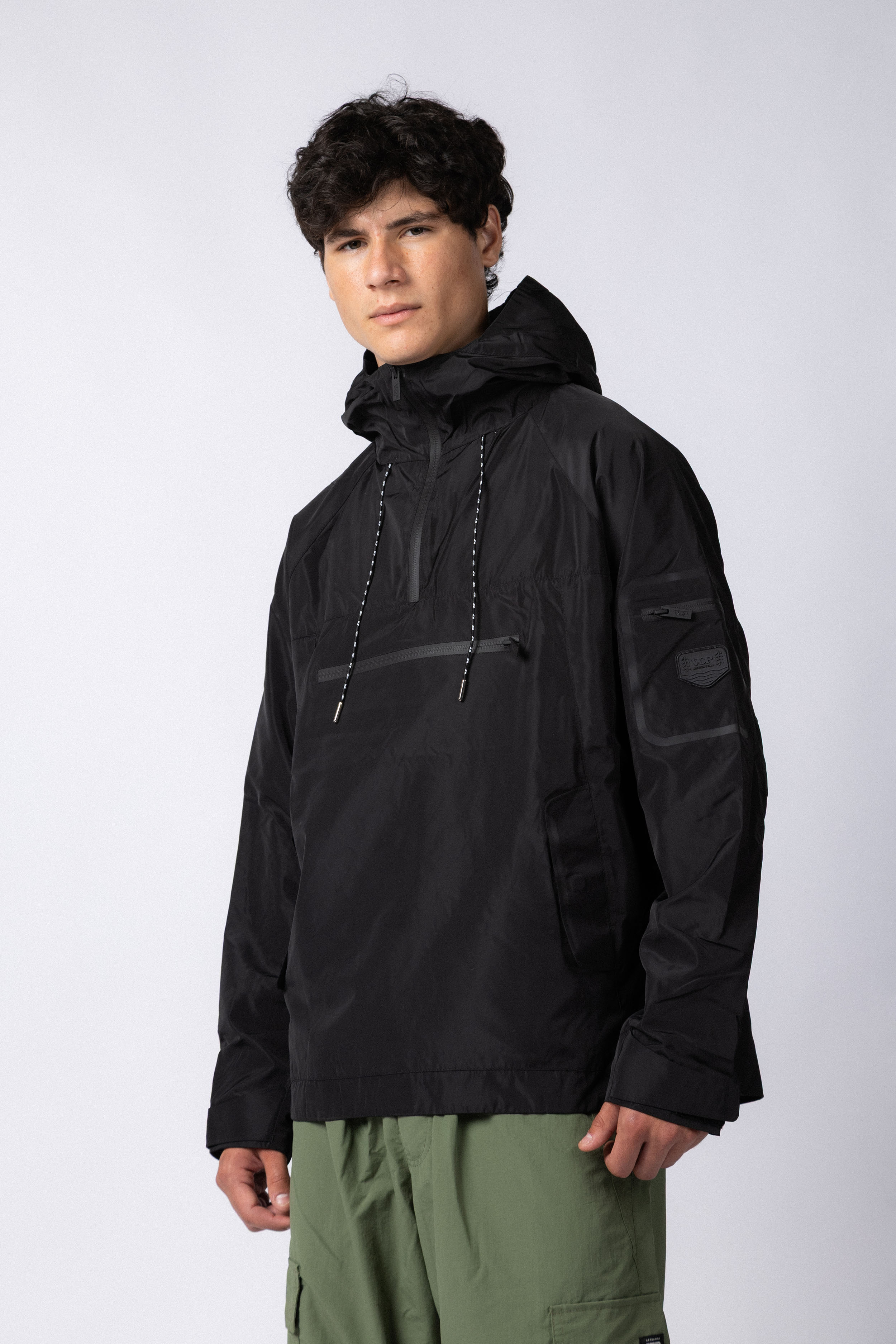 Rompevientos Anorak Braves Black