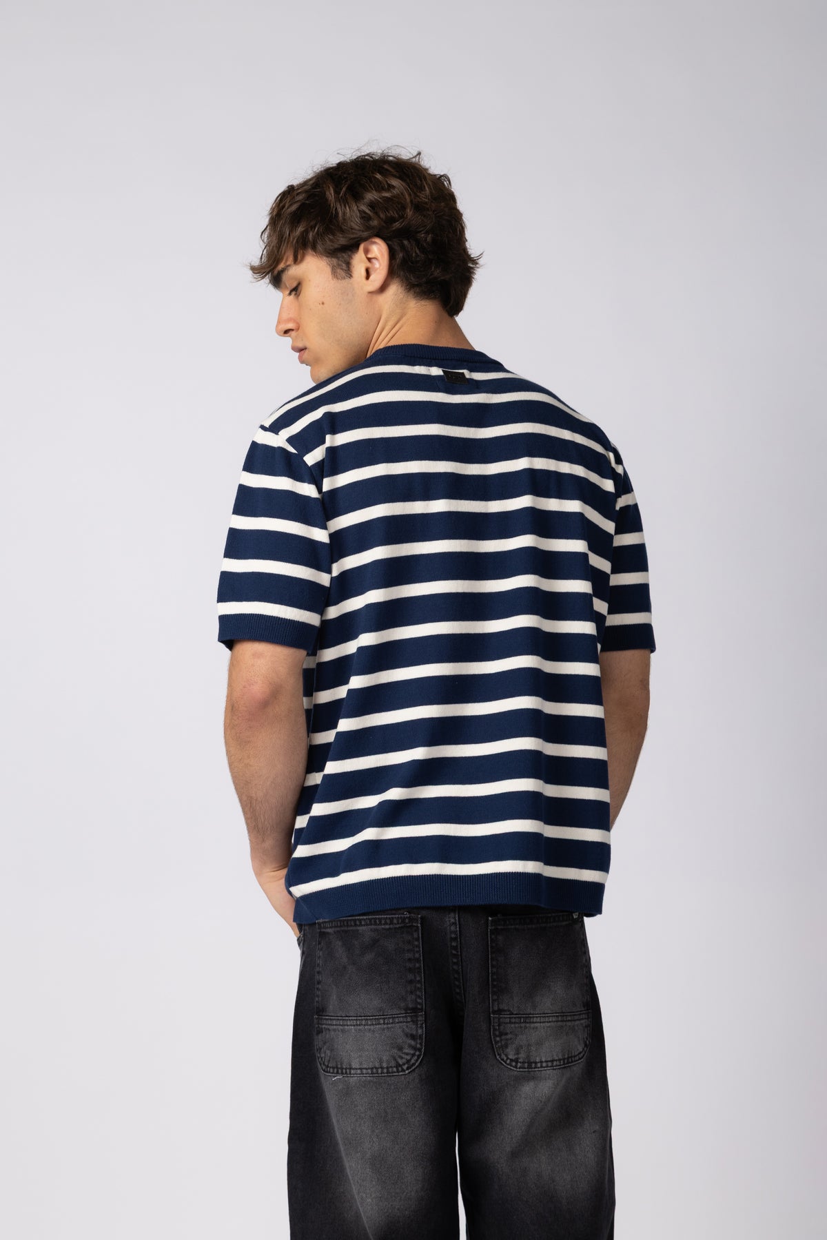 Remera Tejida Kross Navy