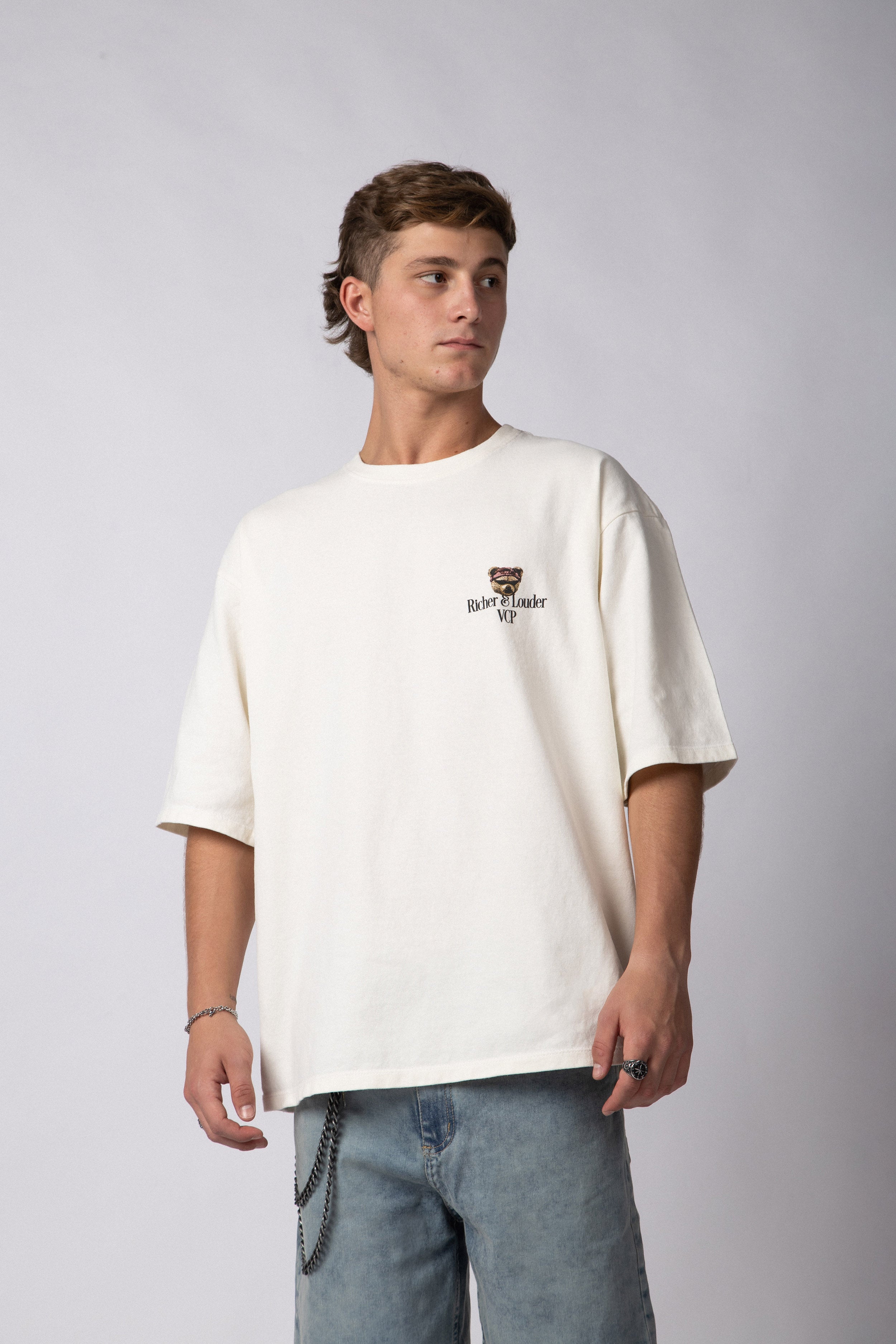 Remera Over Rhy Richer Crudo