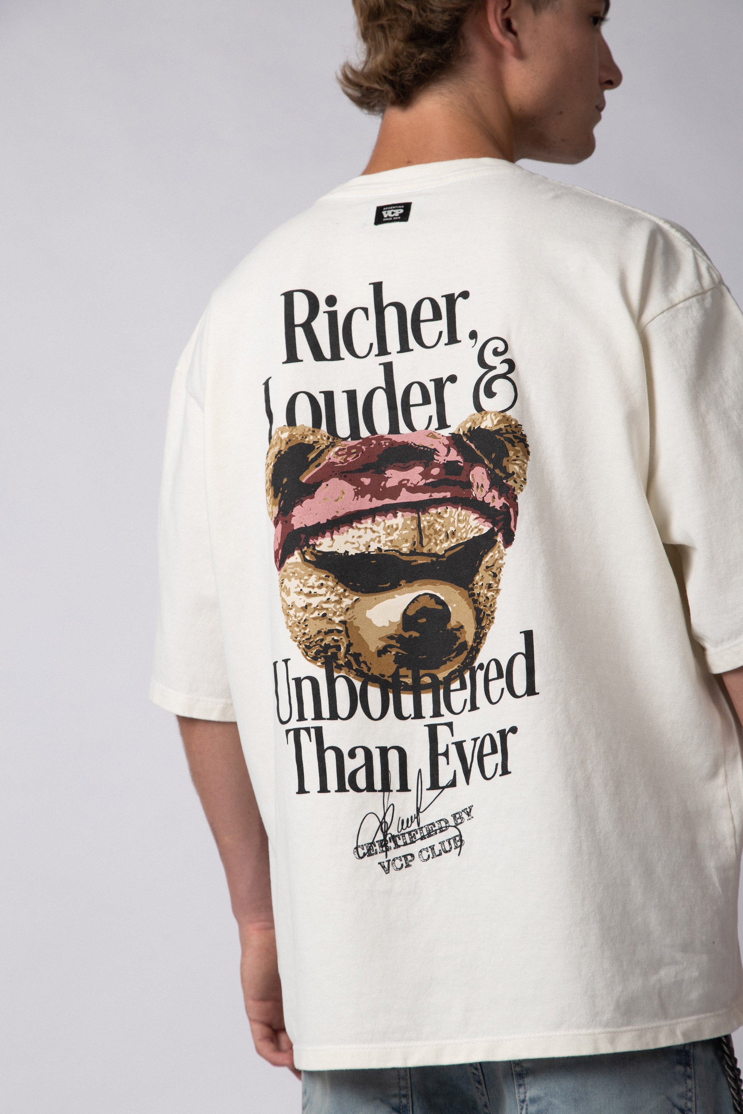 Remera Over Rhy Richer Crudo