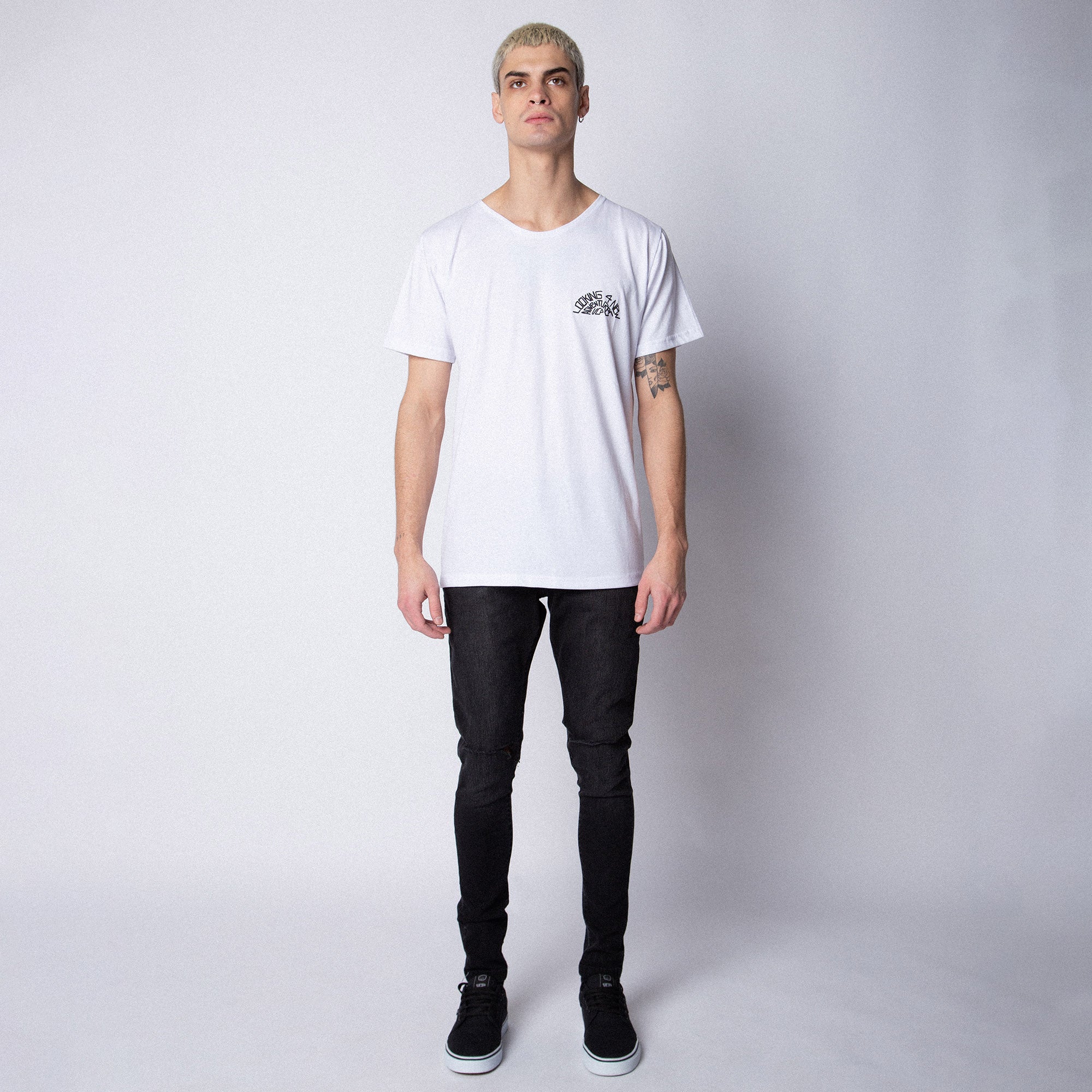 Remera Roads Blanca