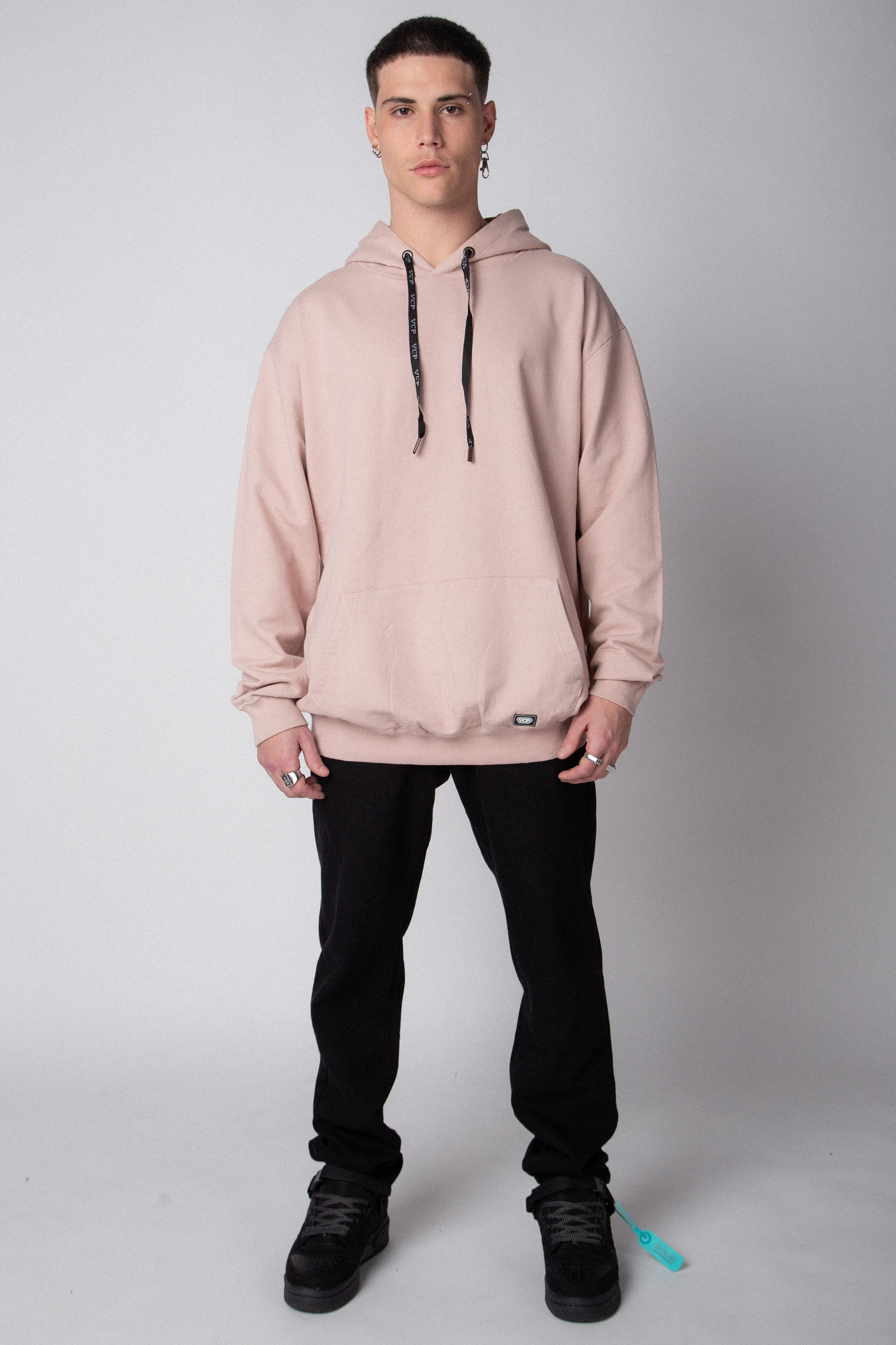 Buzo Canguro Clarke Rosa