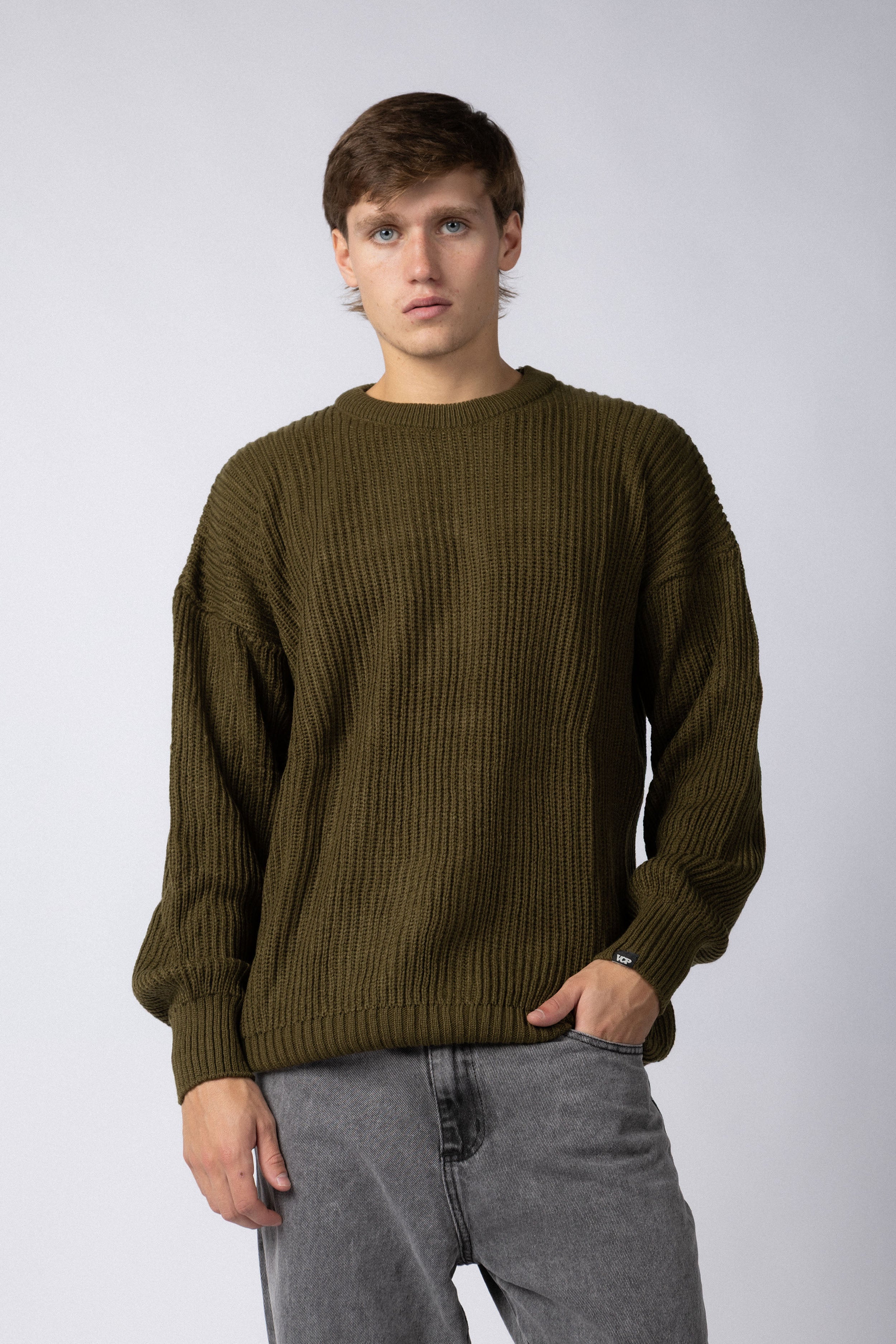 Sweater Over Trekker Militar
