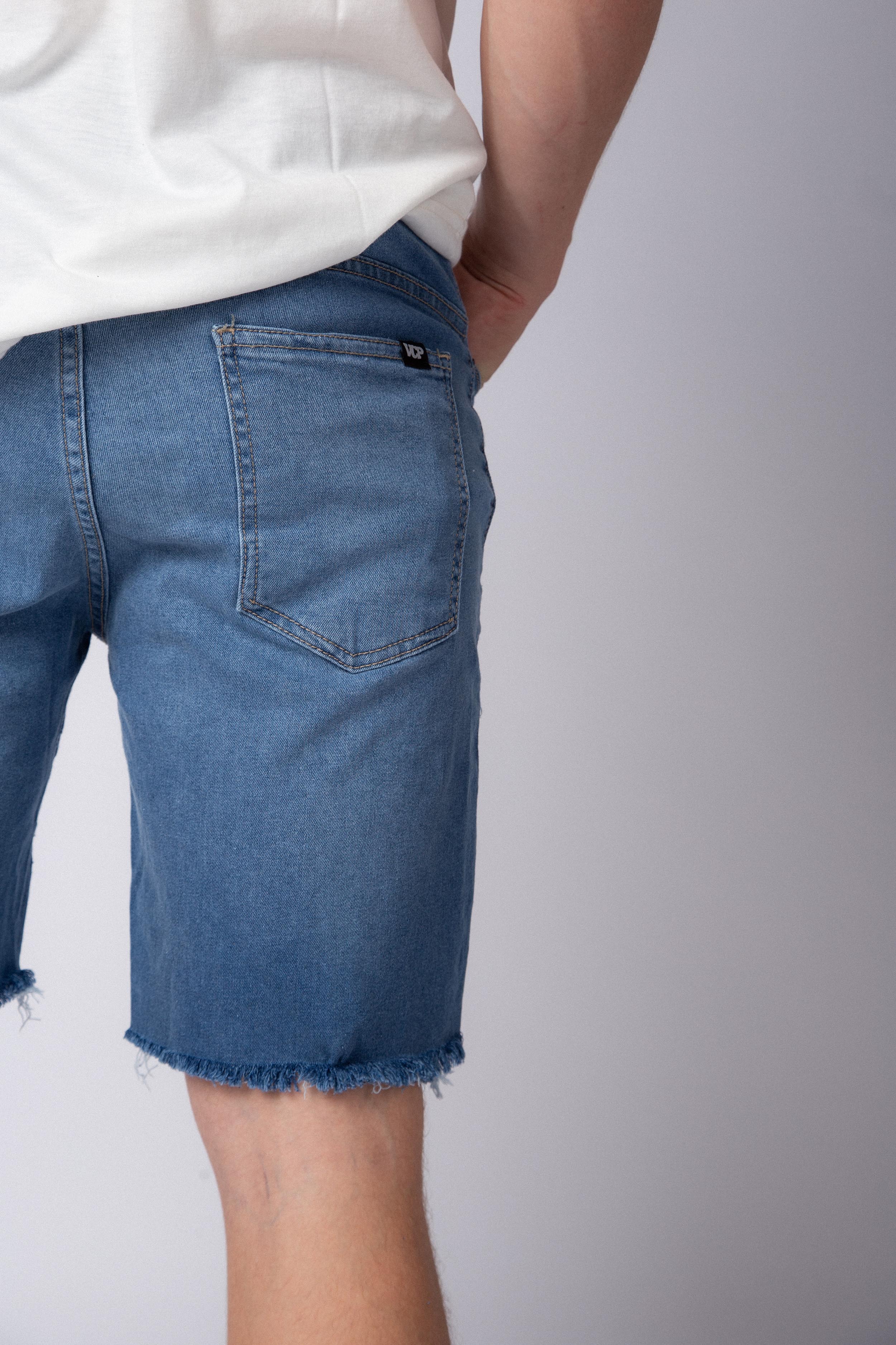 Bermuda Jean Orion Scratched Azul