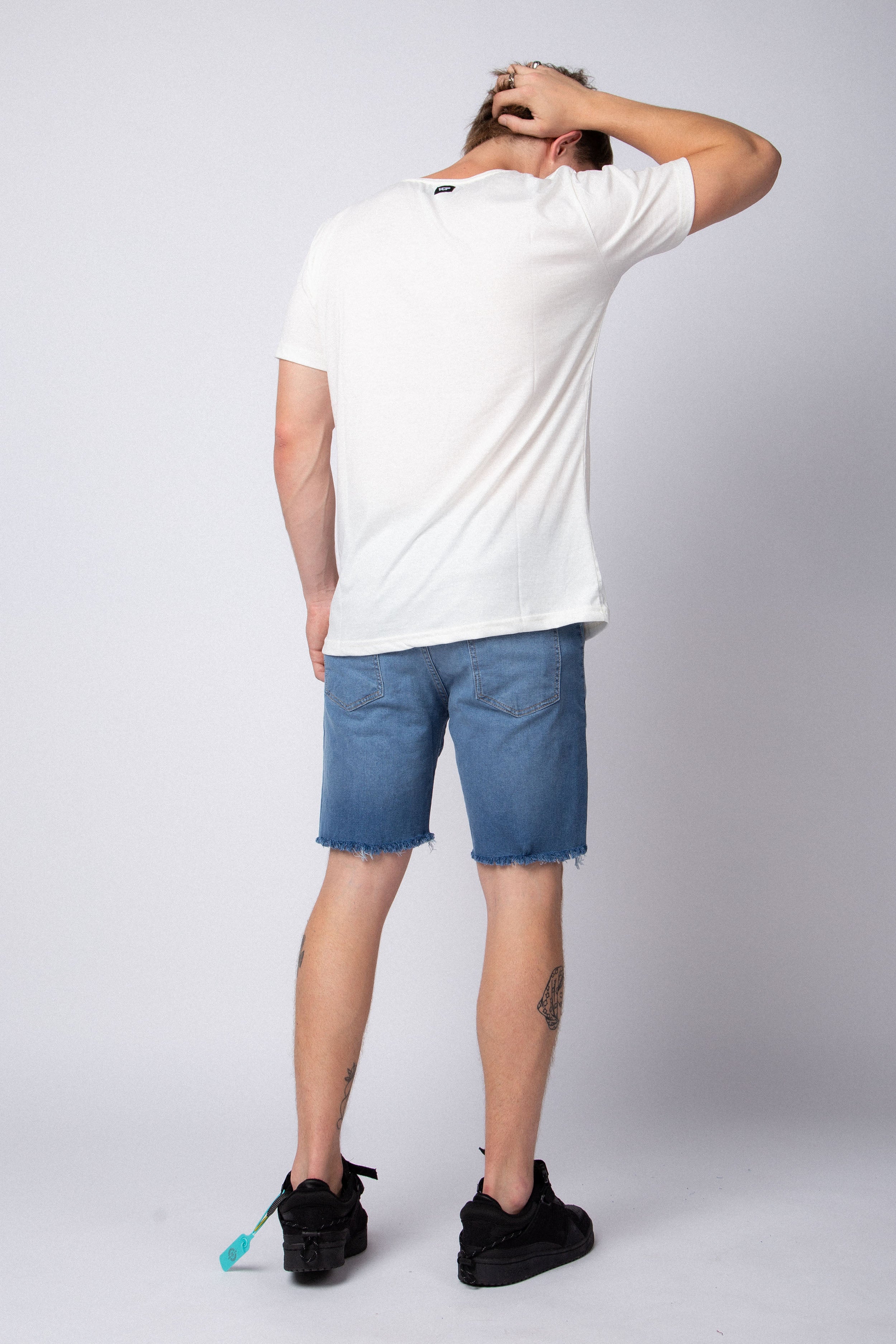 Bermuda Jean Orion Scratched Azul