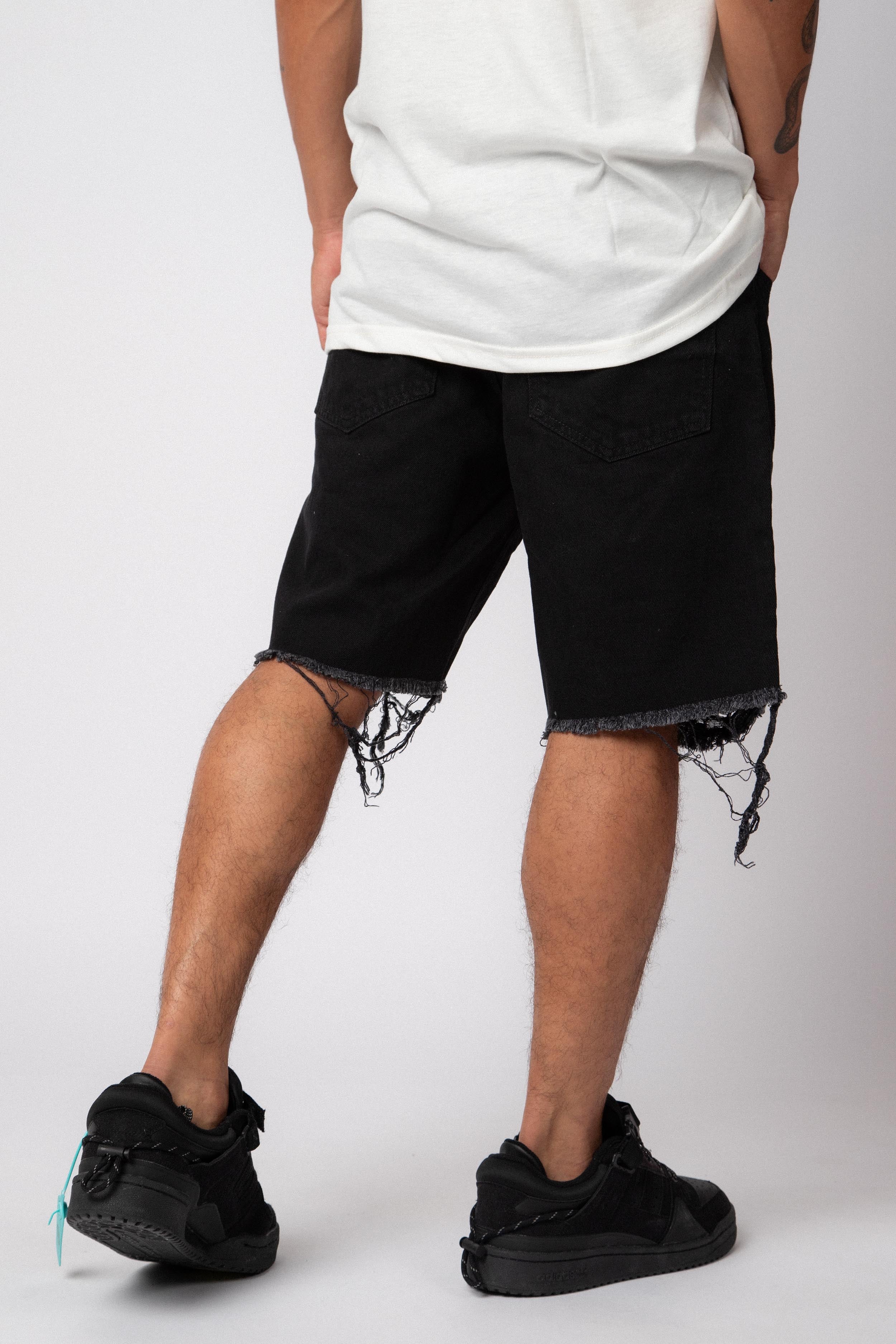 Bermuda Jean Corey Scratched Negra