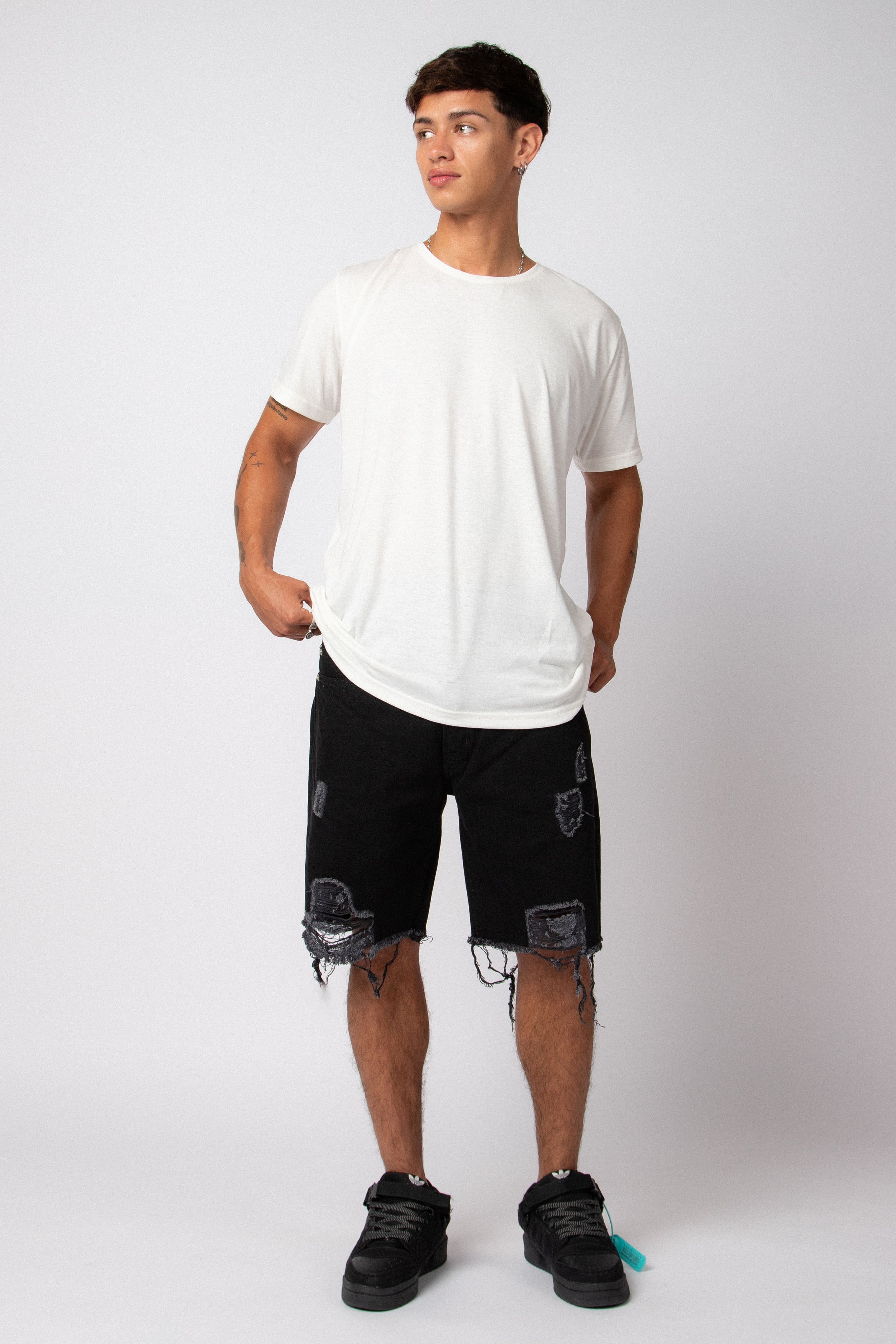 Bermuda Jean Corey Scratched Negra