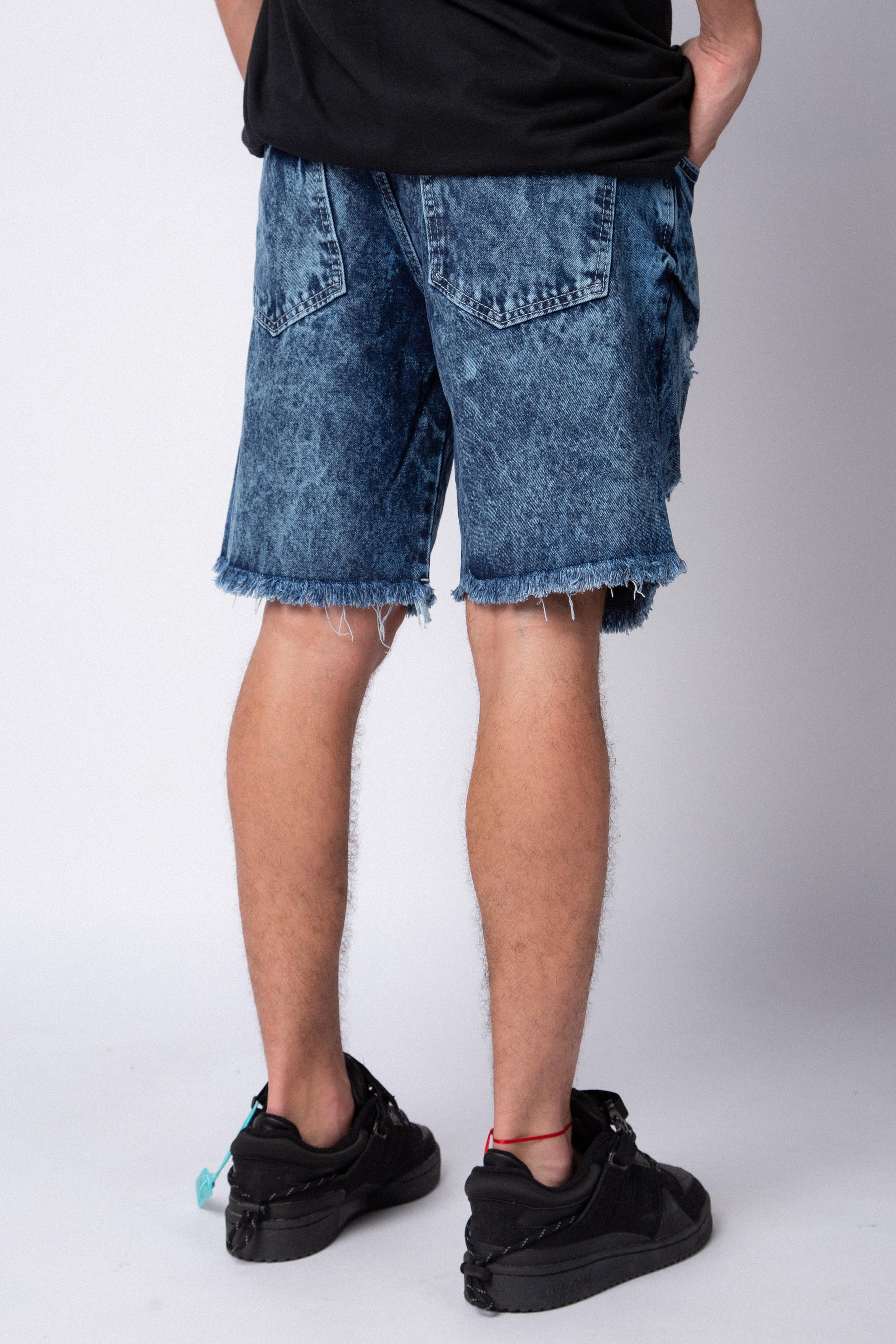Bermuda Jean Corey Scratched Snow Azul