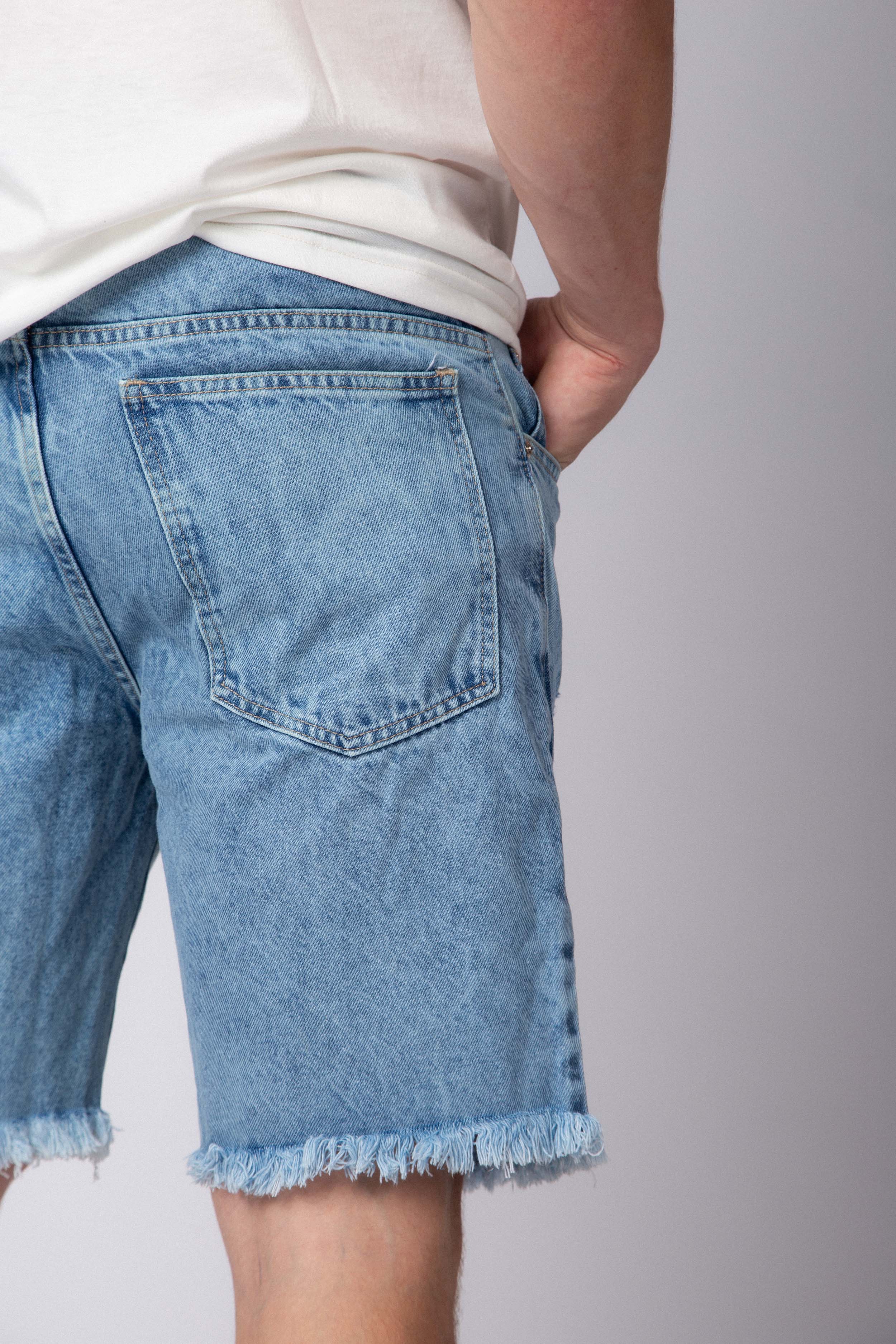 Bermuda Jean Corey Scratched Snow Celeste