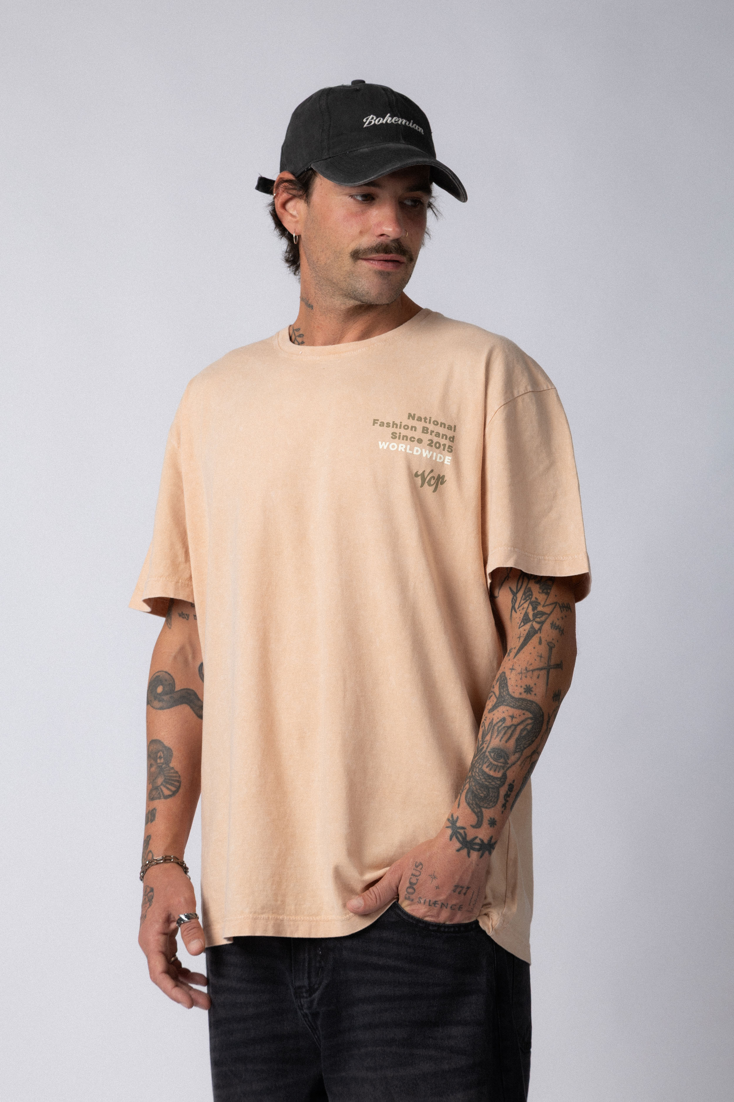 Remera DB Shatter Beige