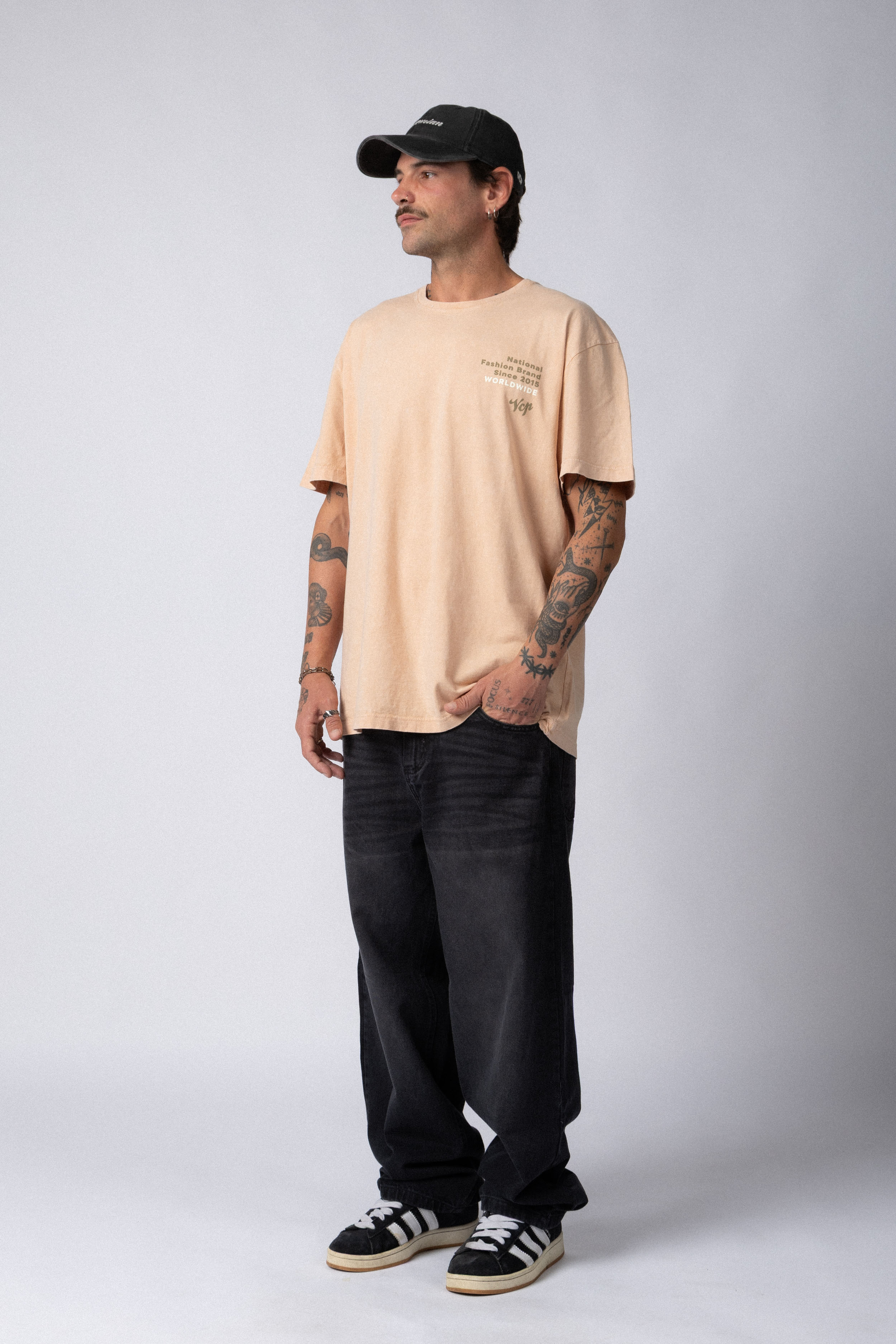 Remera DB Shatter Beige