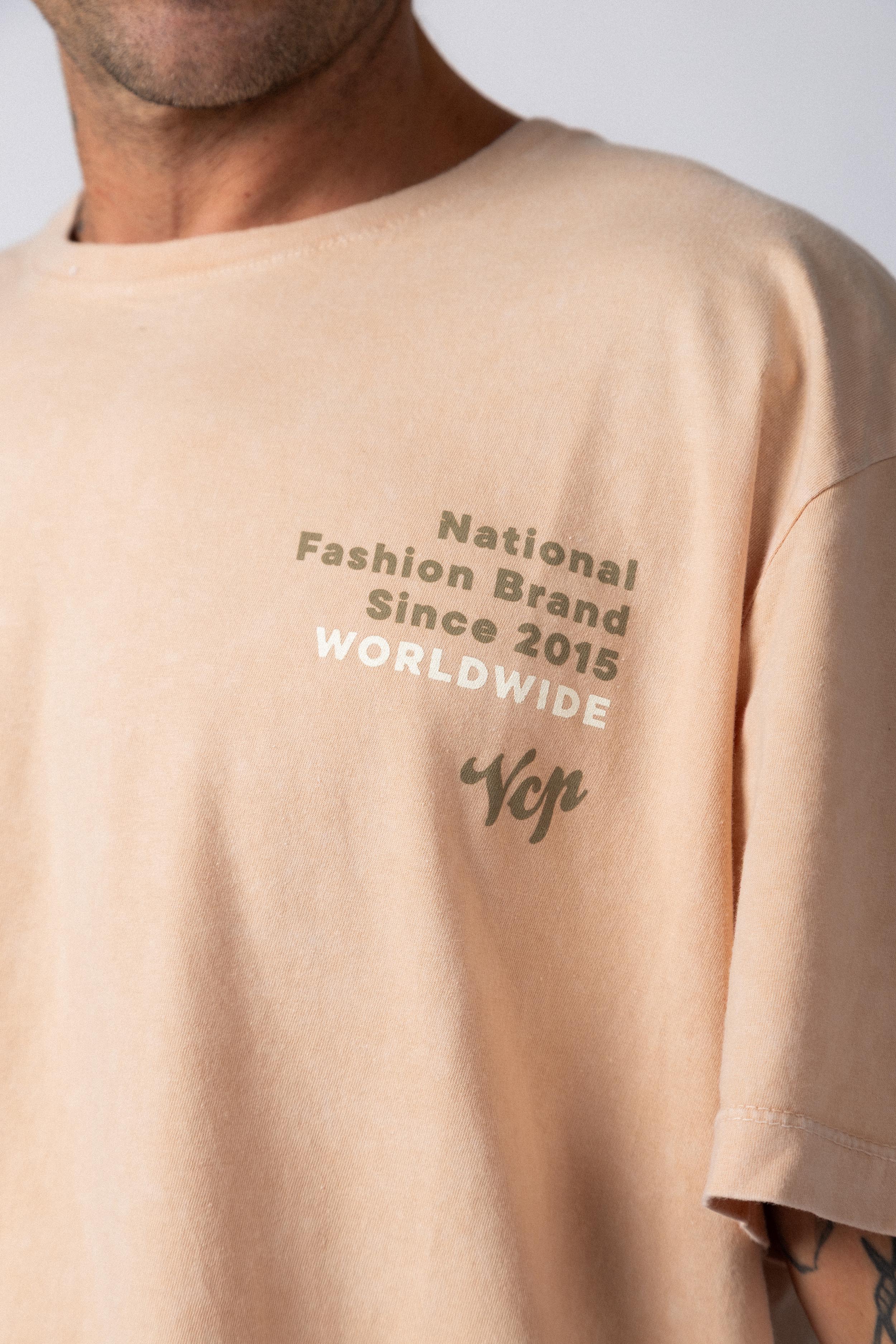 Remera DB Shatter Beige