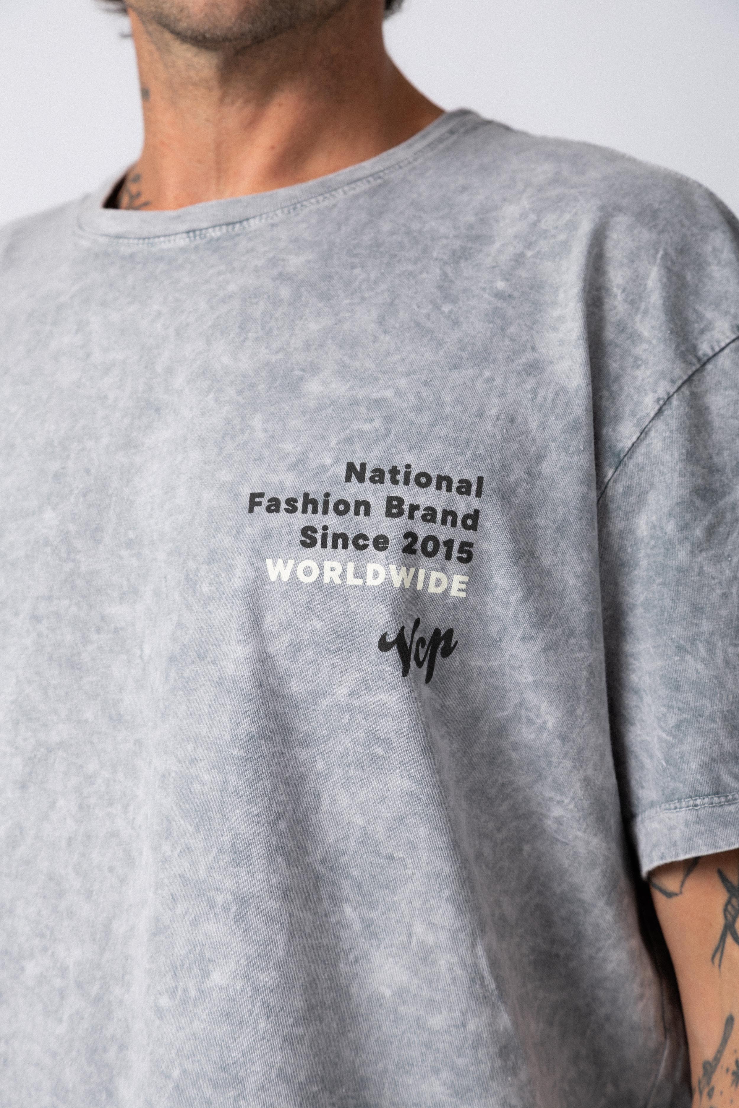 Remera DB Shatter Gris