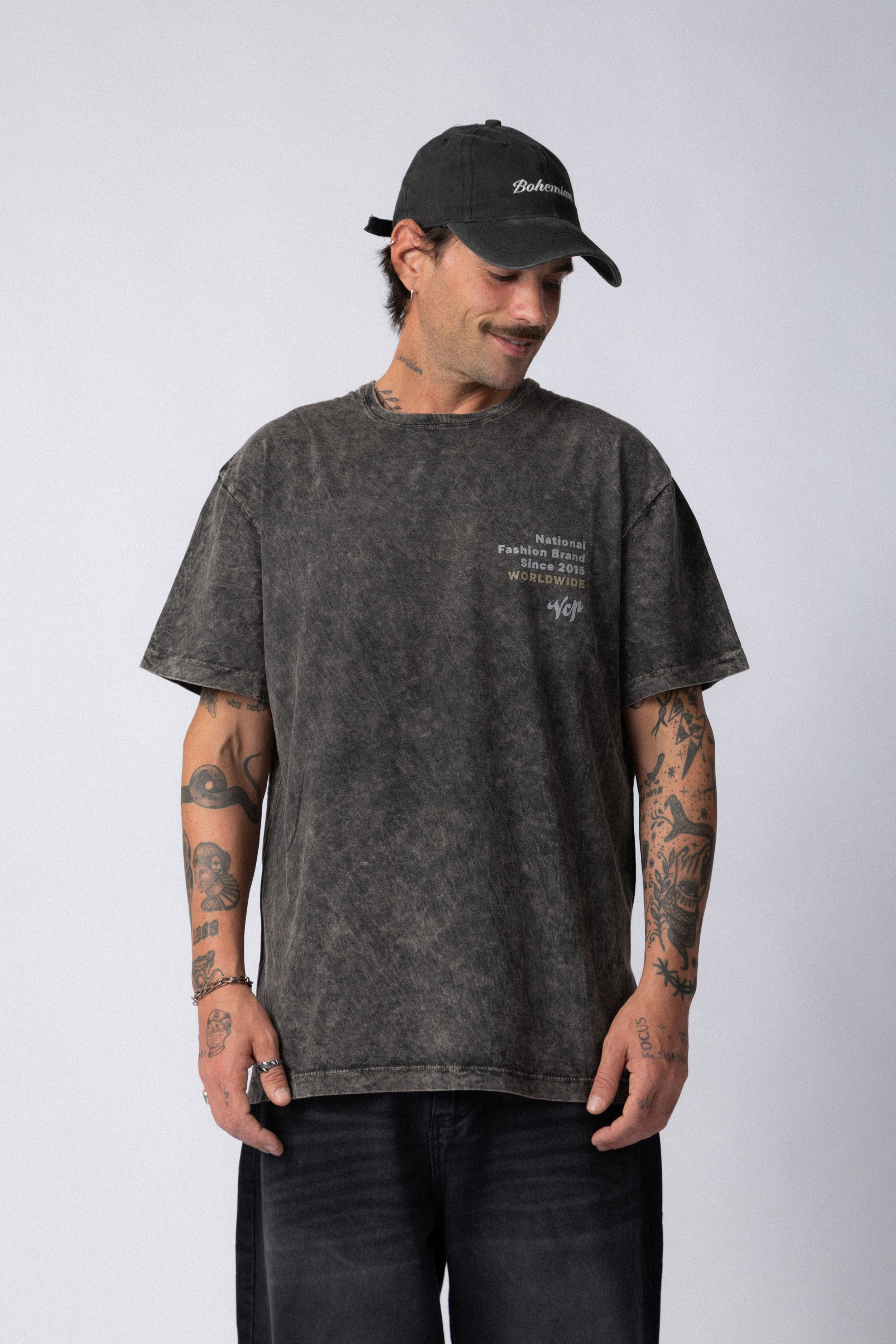 Remera DB Shatter Negra