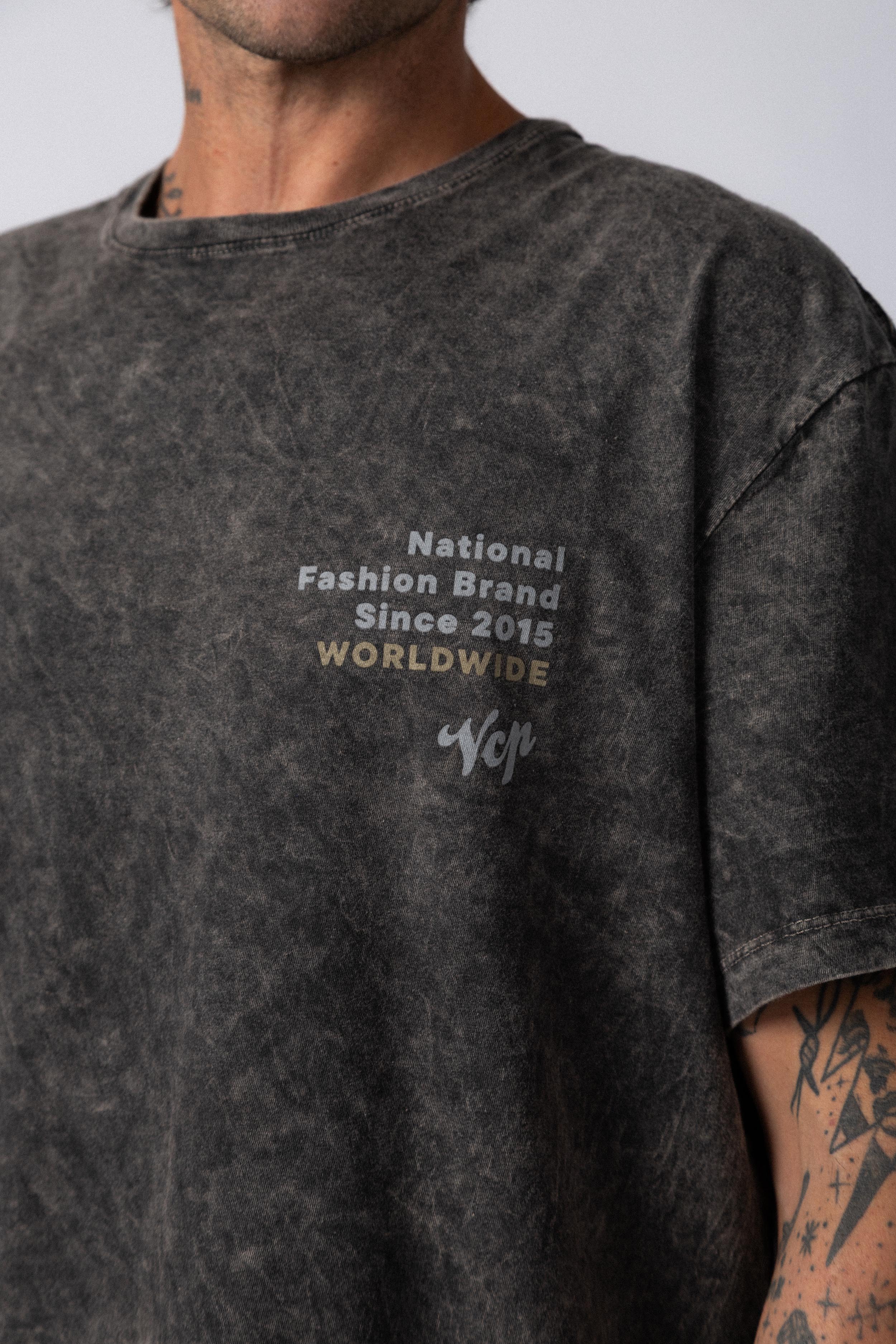 Remera DB Shatter Negra