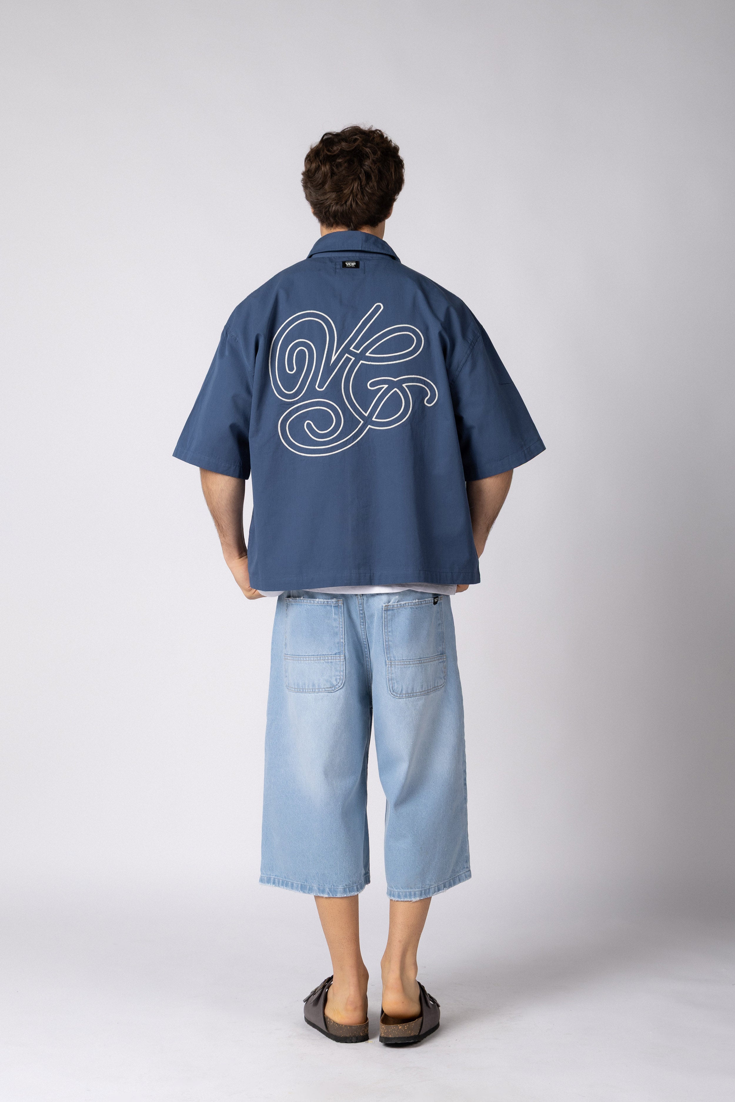 Camisa Manga Corta Kye Sigil Navy
