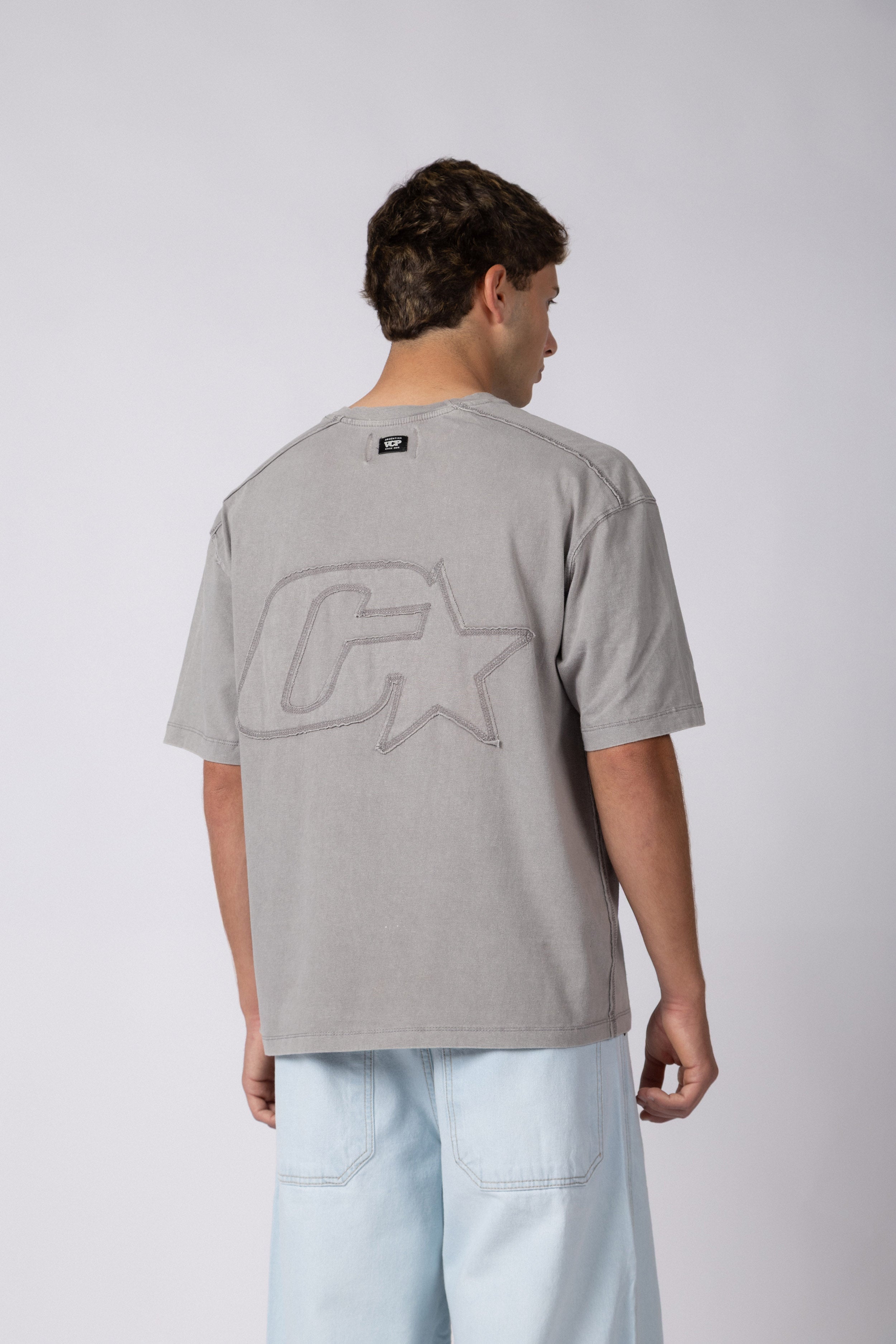 Remera LTS Sign Gris