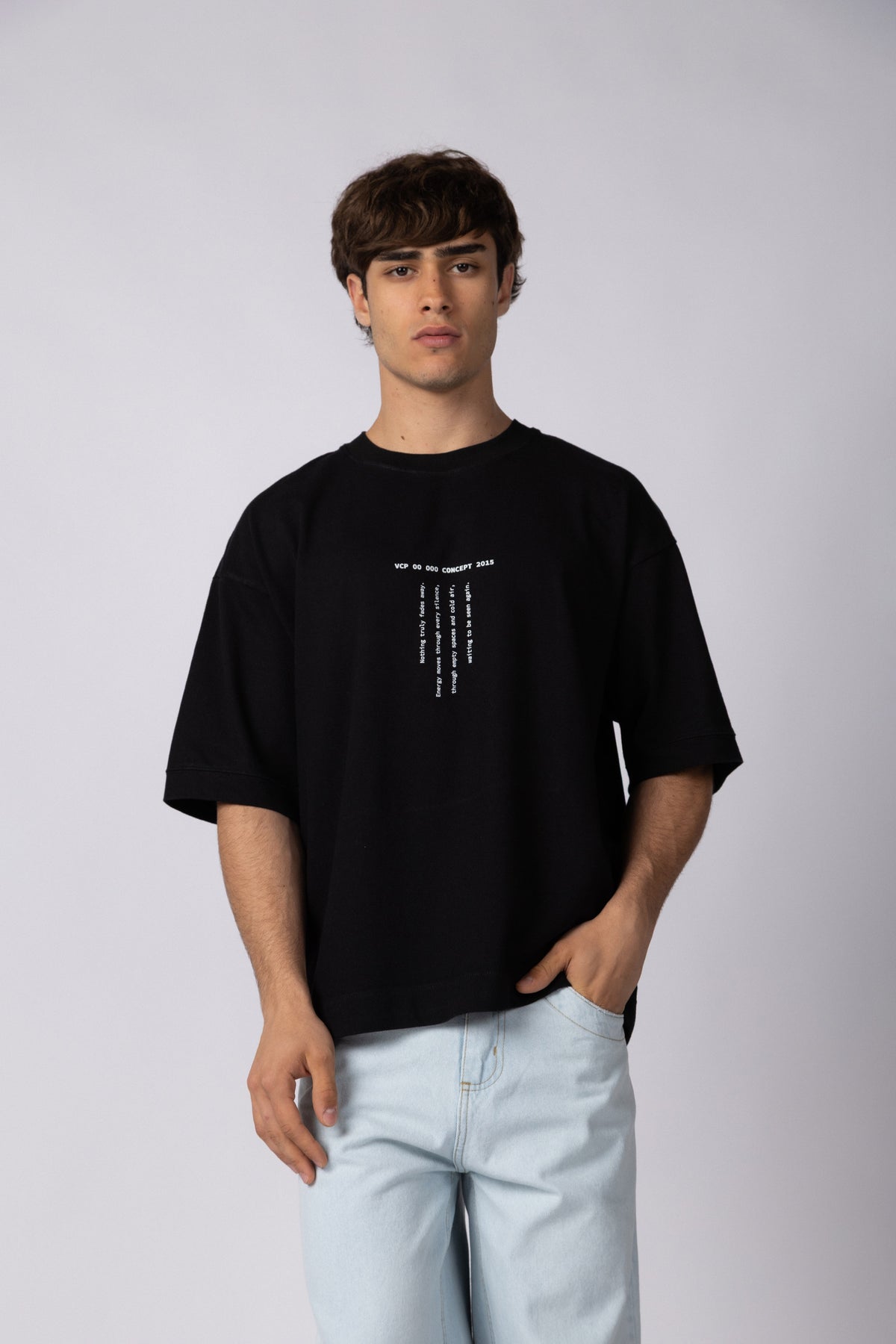 Remera HR Silence Negra