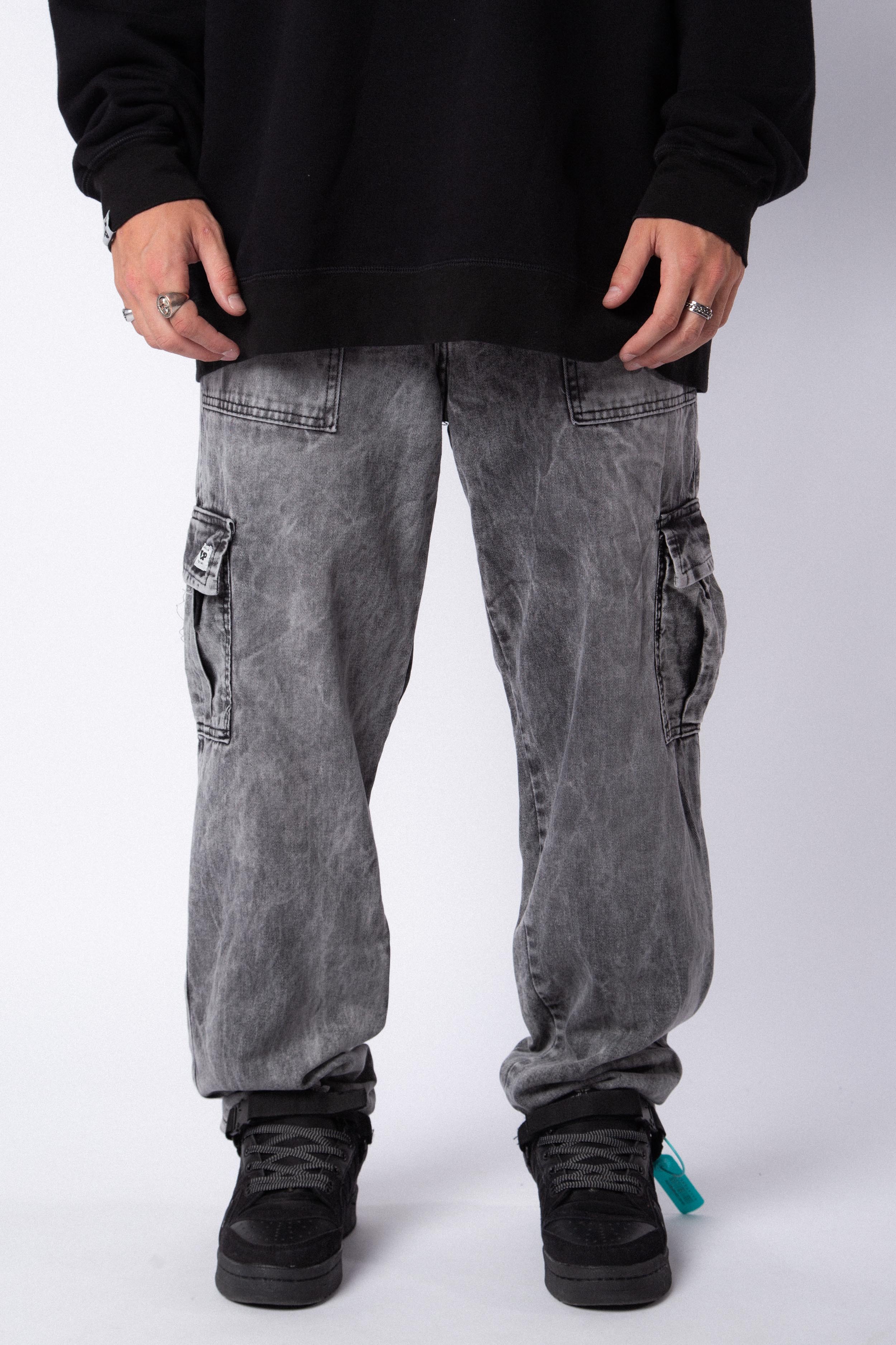 Jean Cargo Volt Smoked Gris