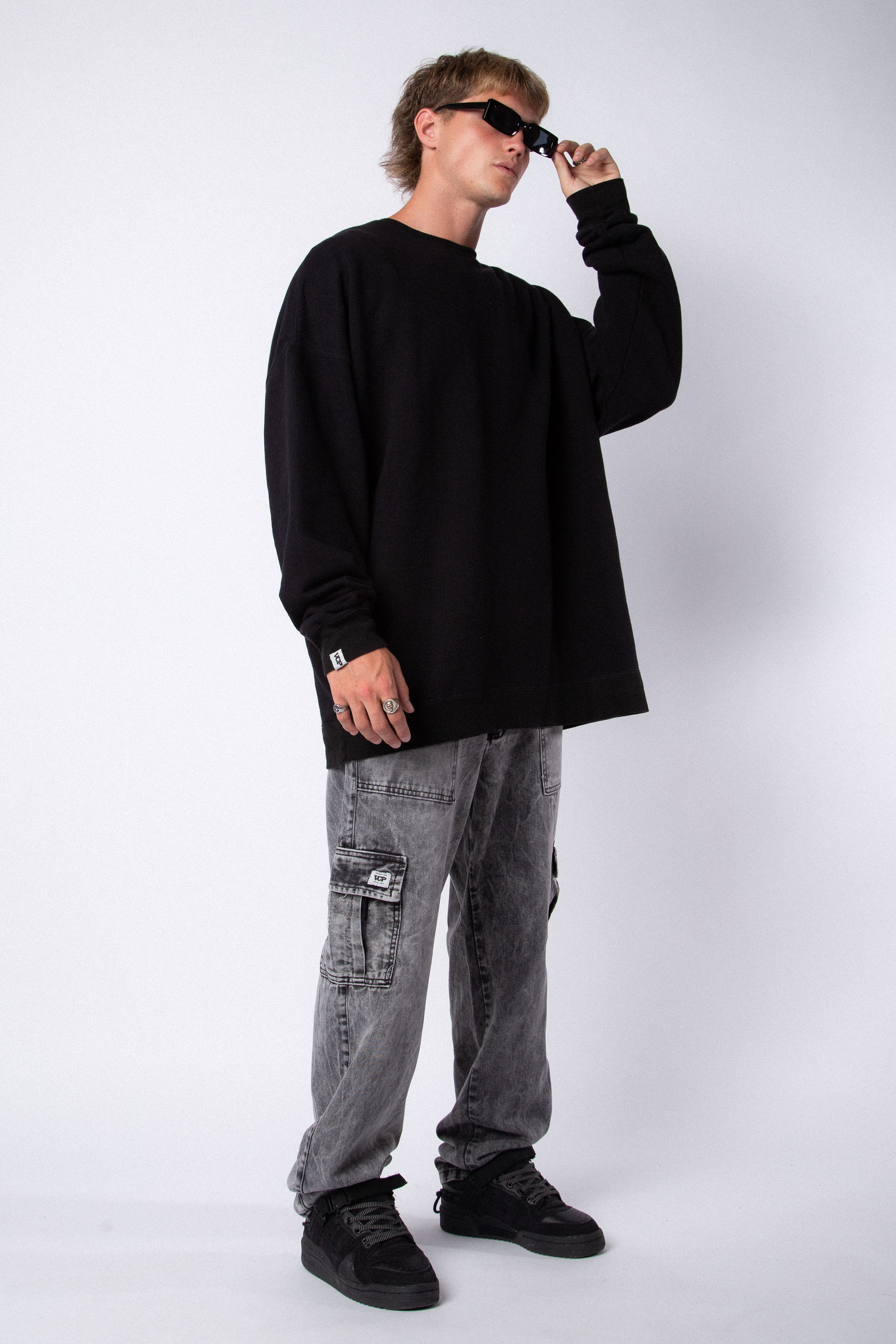 Jean Cargo Volt Smoked Gris