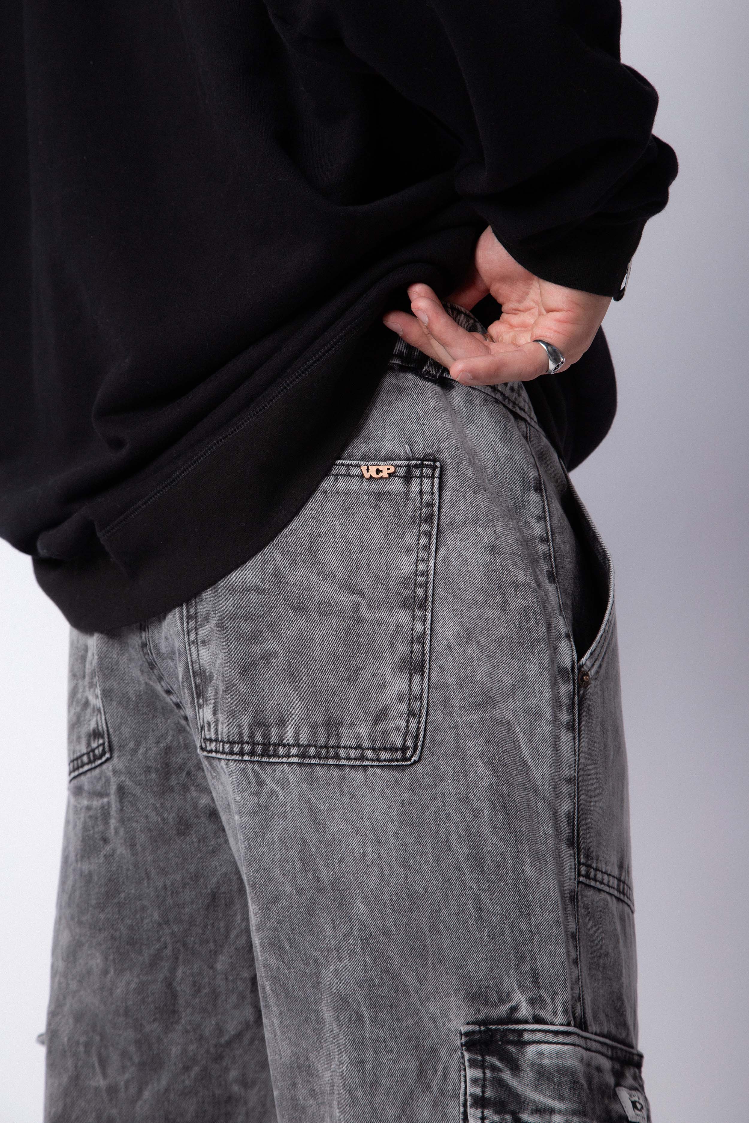 Jean Cargo Volt Smoked Gris