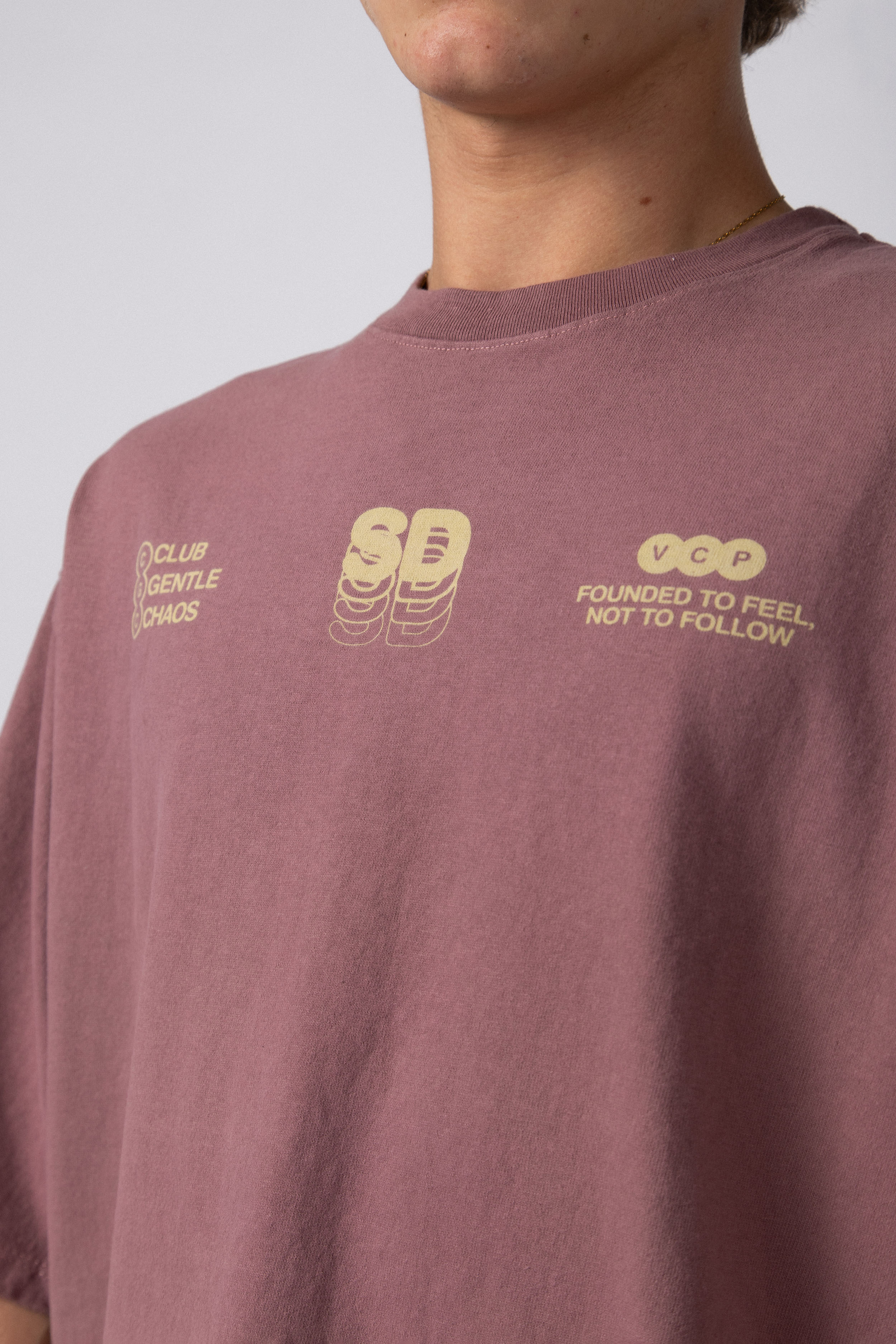 Remera Over Rhy Soft Malbec