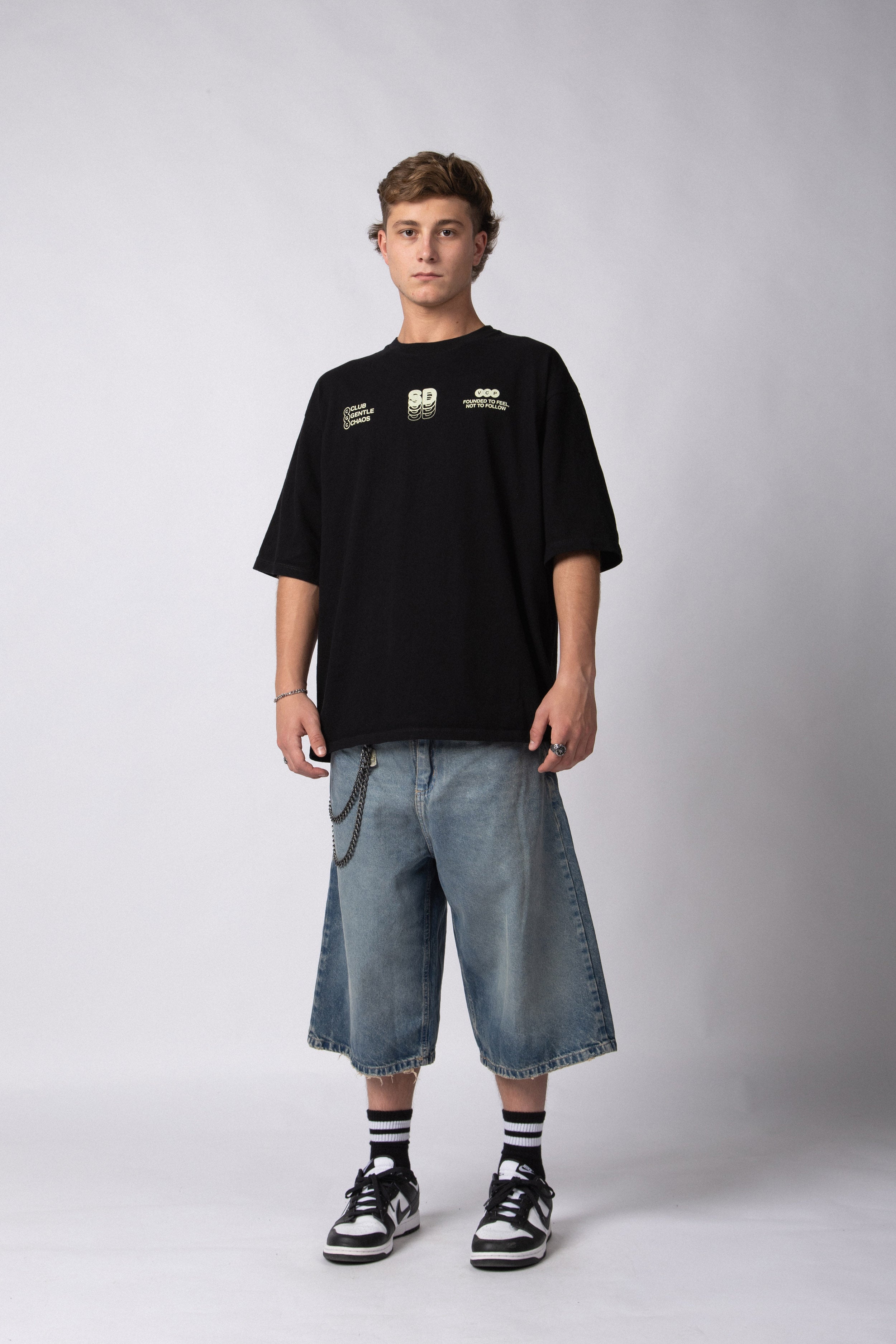 Remera Over Rhy Soft Negra