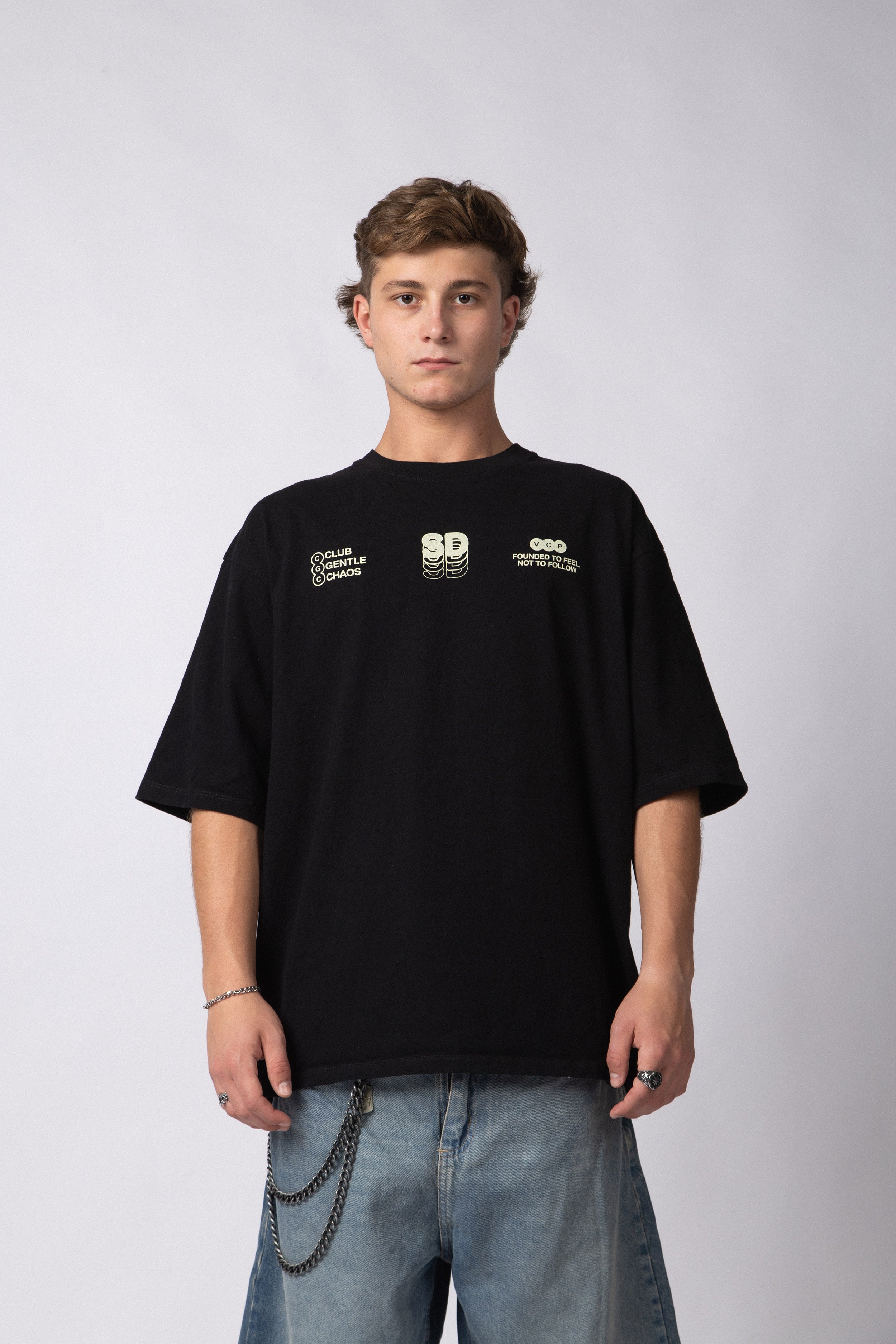 Remera Over Rhy Soft Negra