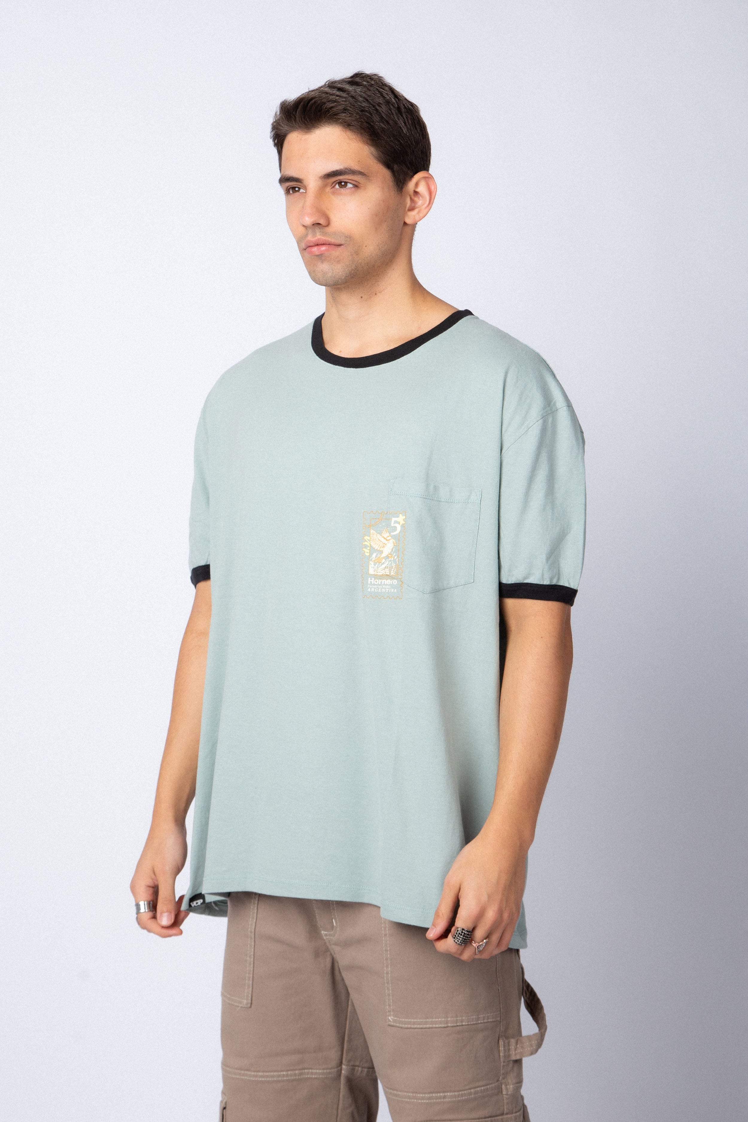 Remera DP Stamp Verde