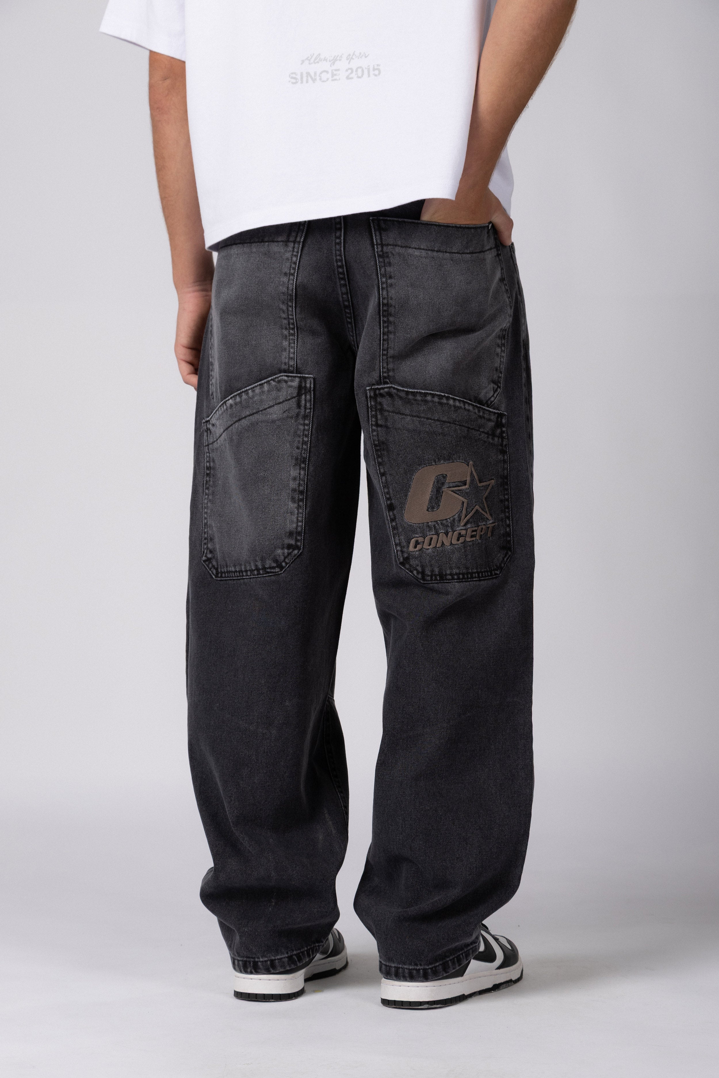 Jean Baggy Frox Stone