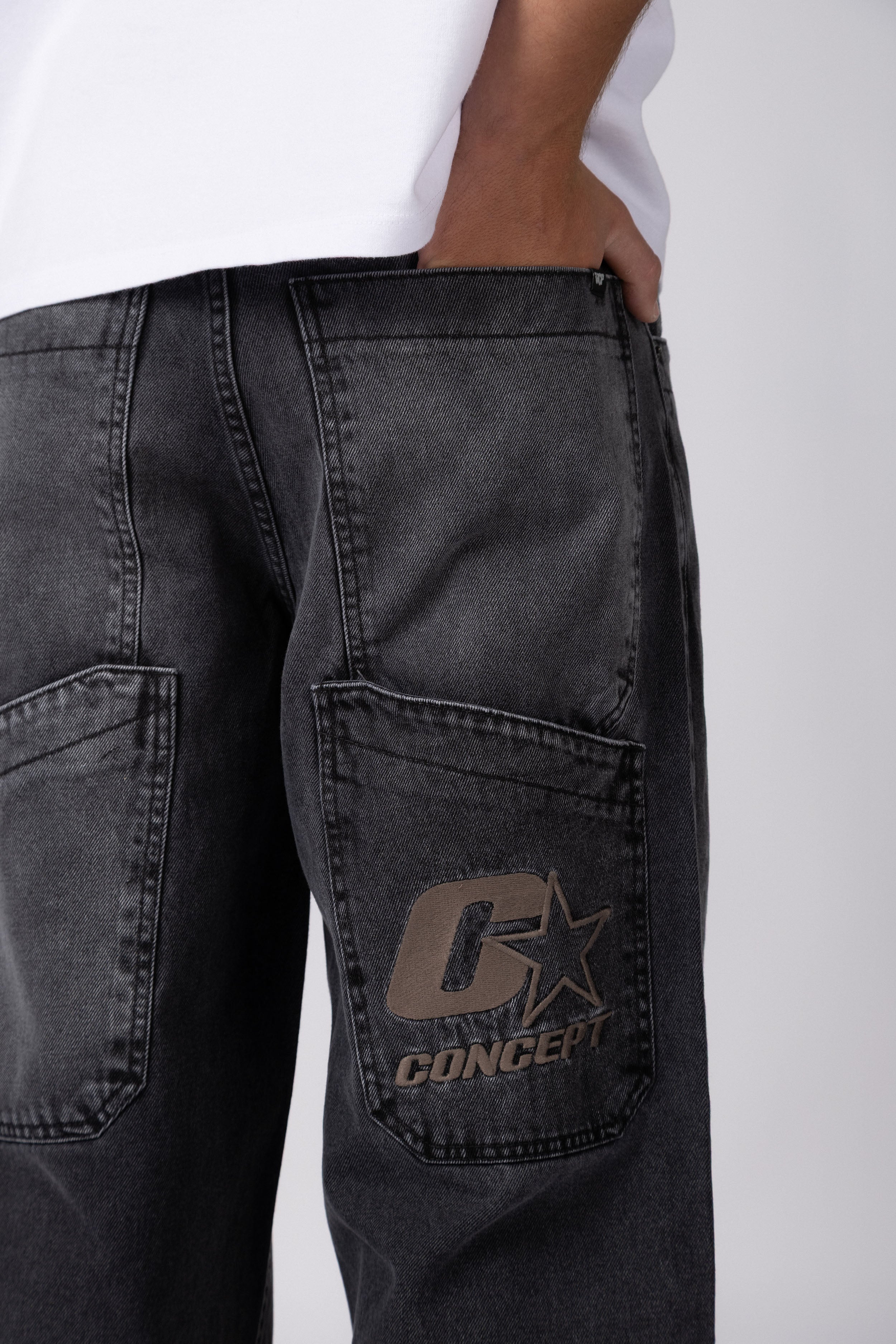 Jean Baggy Frox Stone