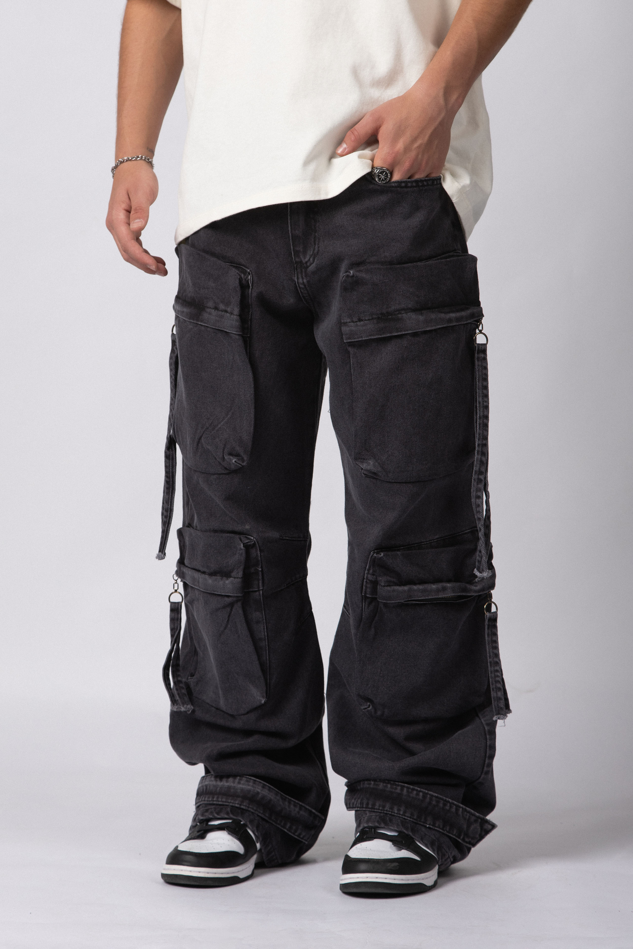 Jean Baggy Jelen Stone