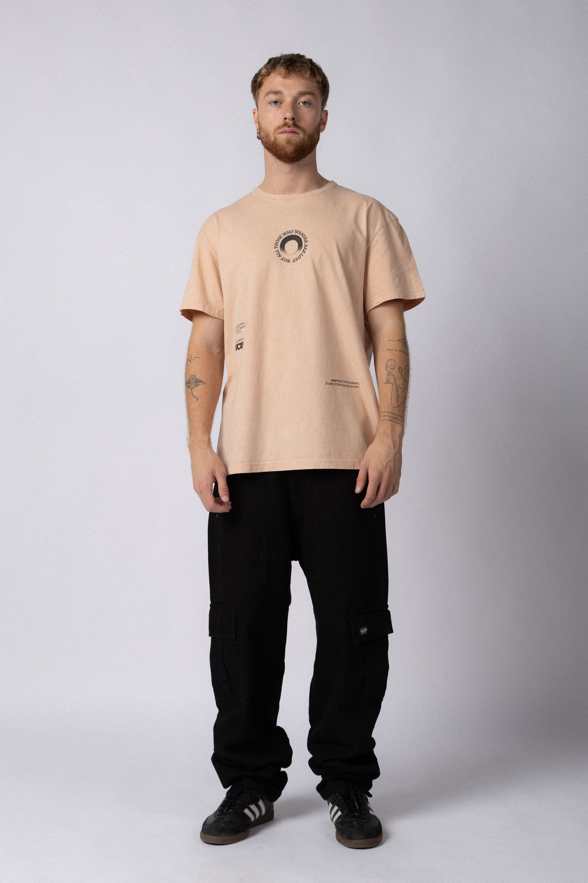 Remera DB Story Beige