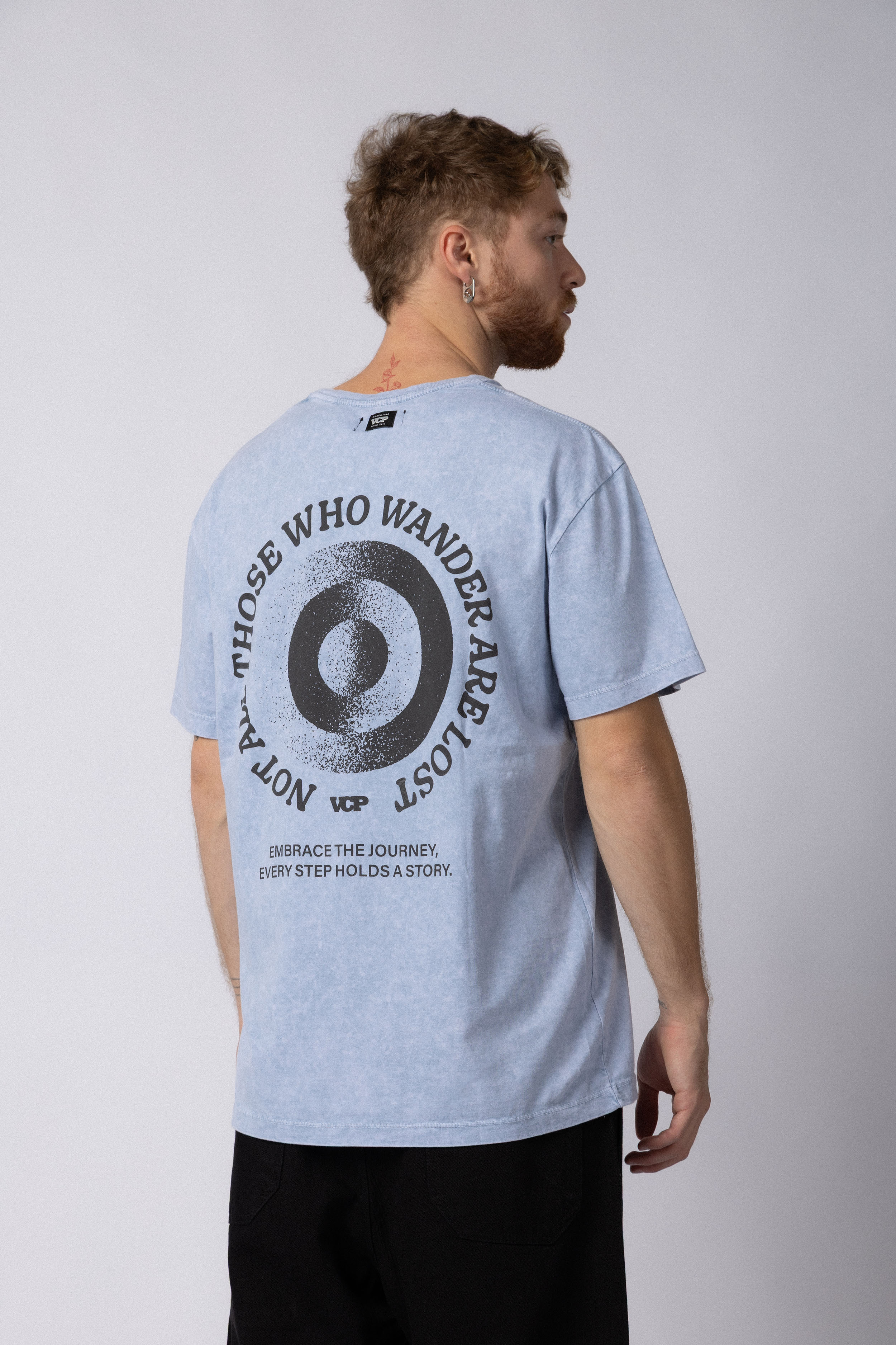 Remera DB Story Celeste