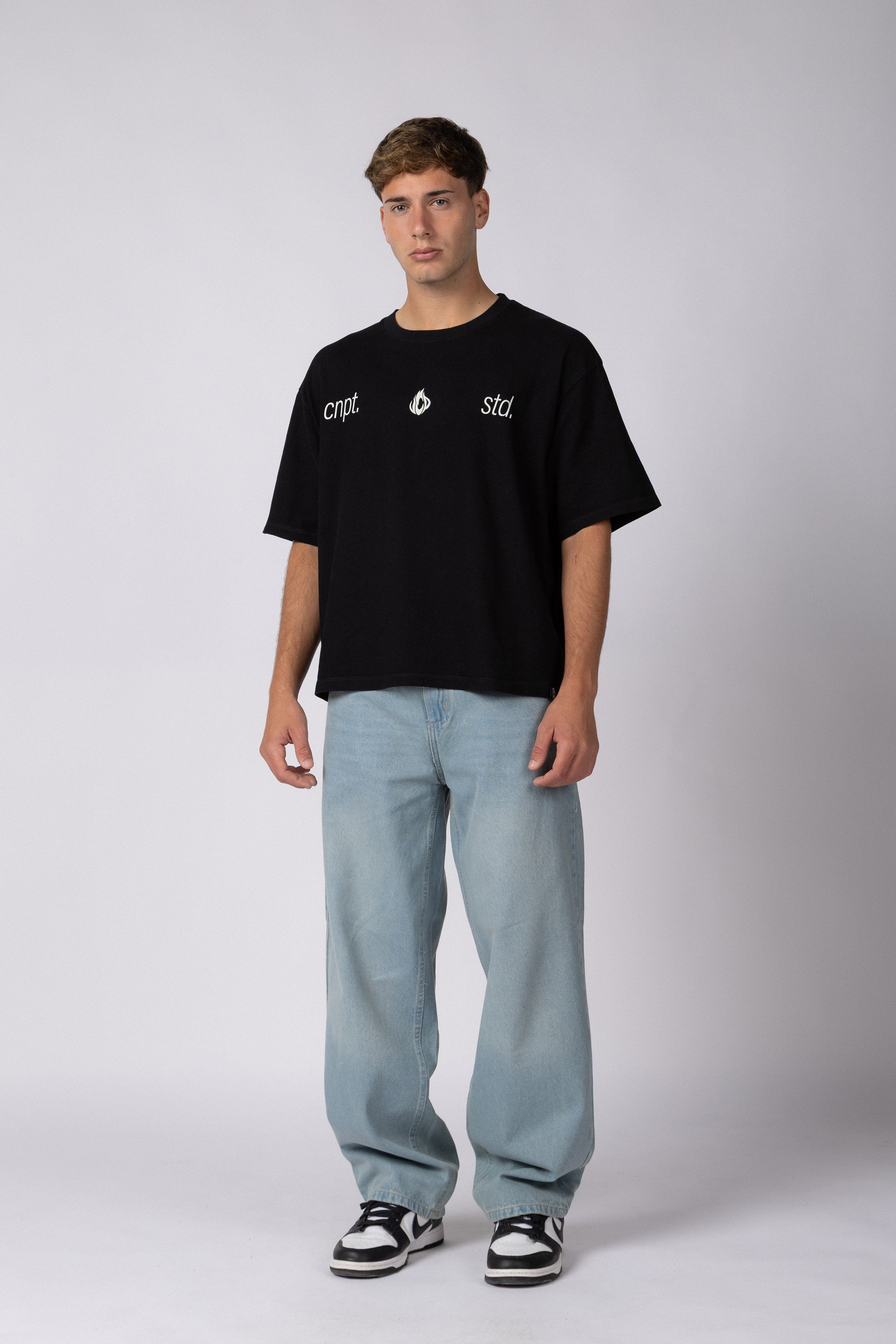 Remera Boxy ZX Switch Negra