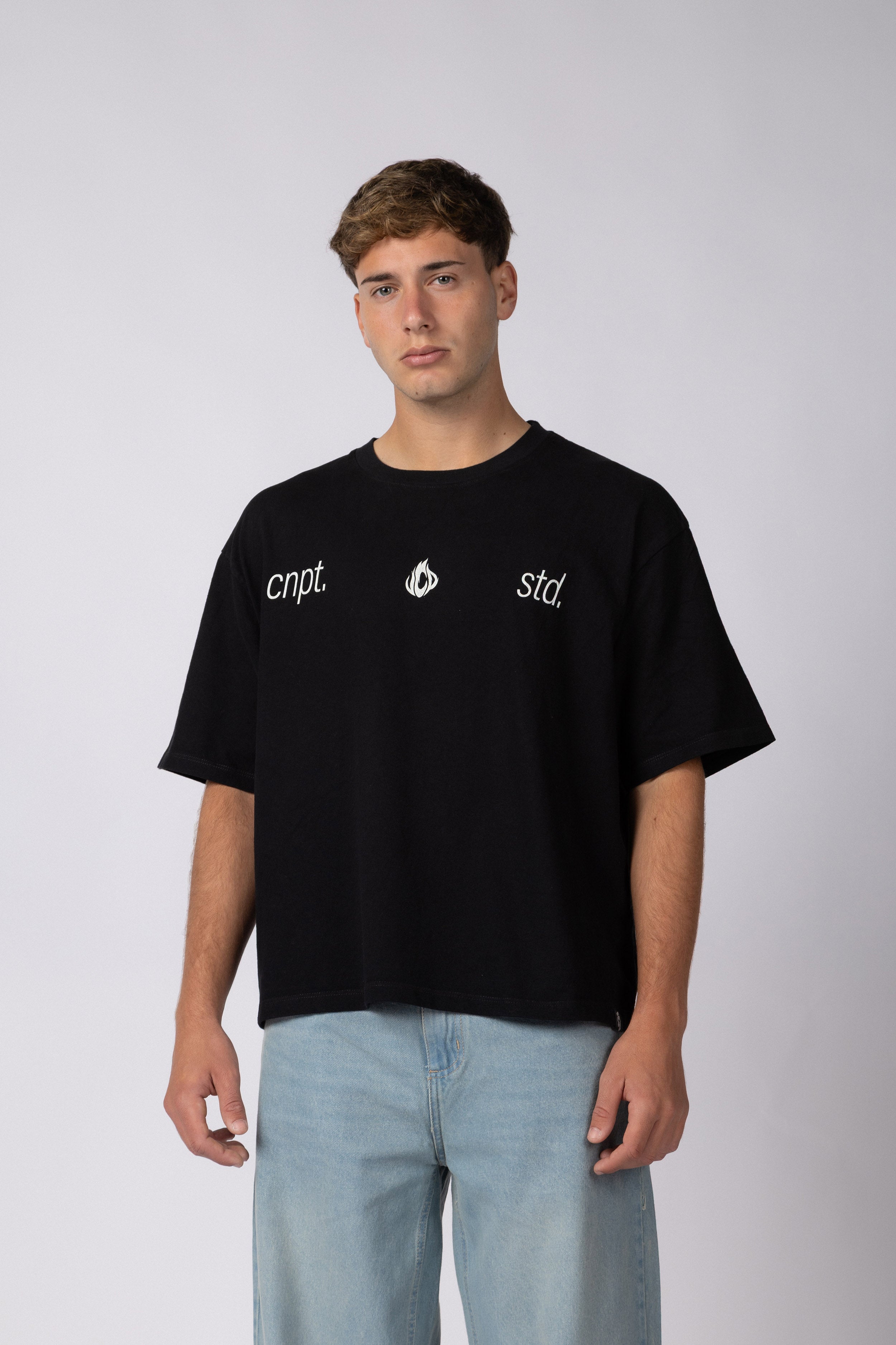 Remera Boxy ZX Switch Negra
