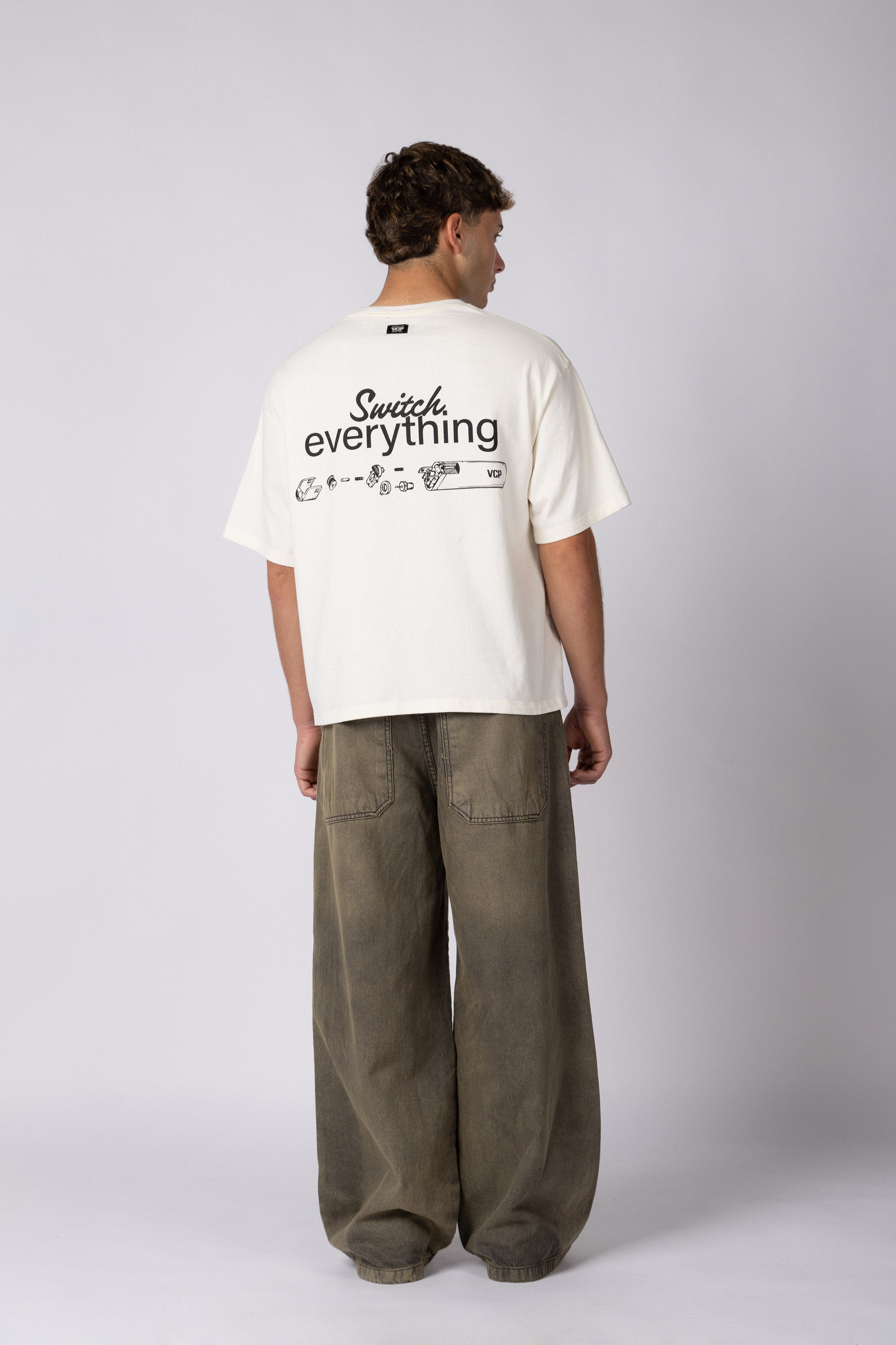 Remera Boxy ZX Switch Crudo