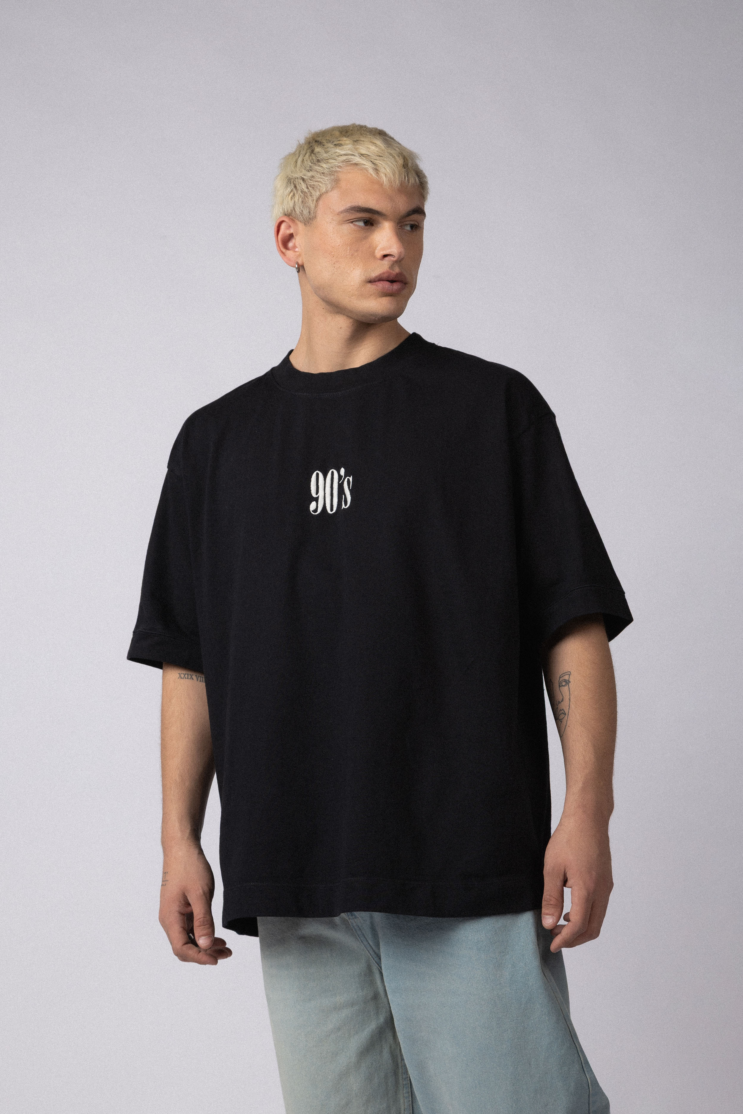 Remera Over GR TV Negra