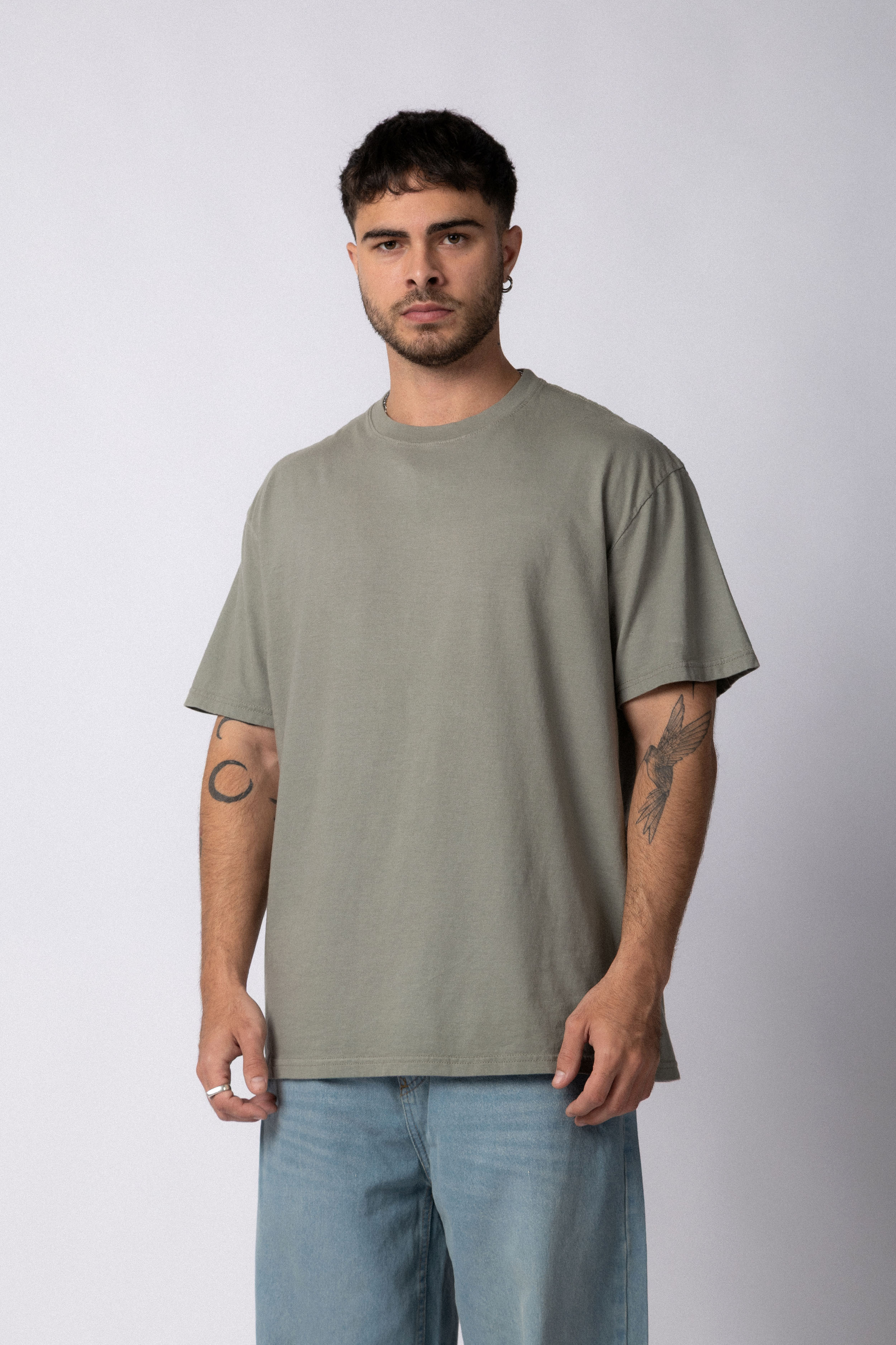Remera Regular Verde