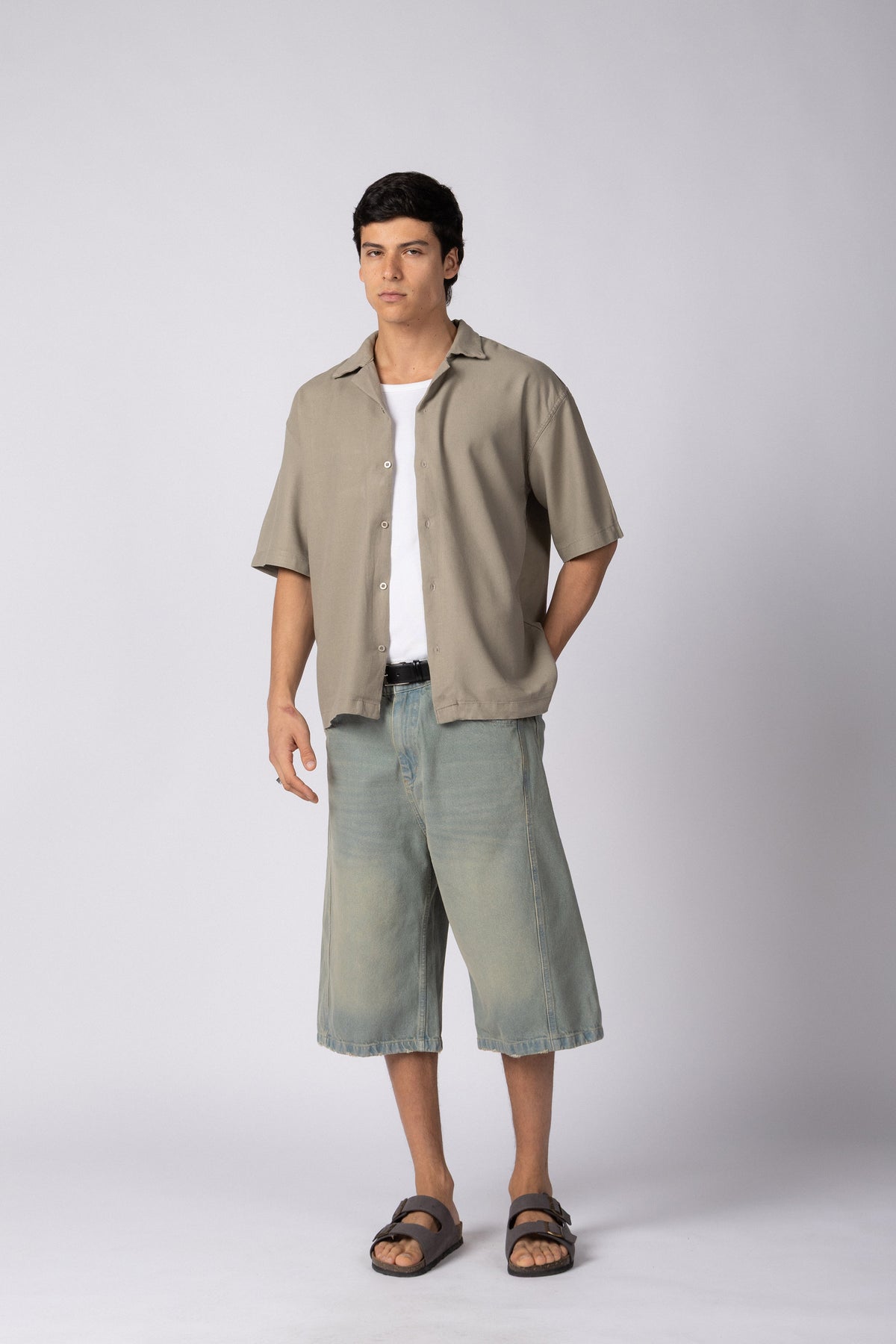 Camisa Manga Corta Lino Rukan Vison