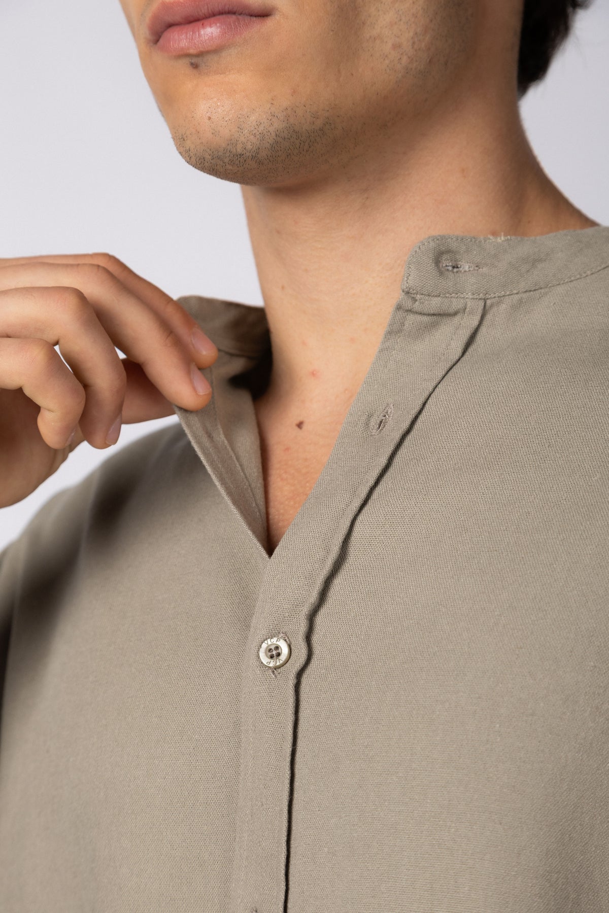 Camisa Manga Larga Mao Lino Deko Vison