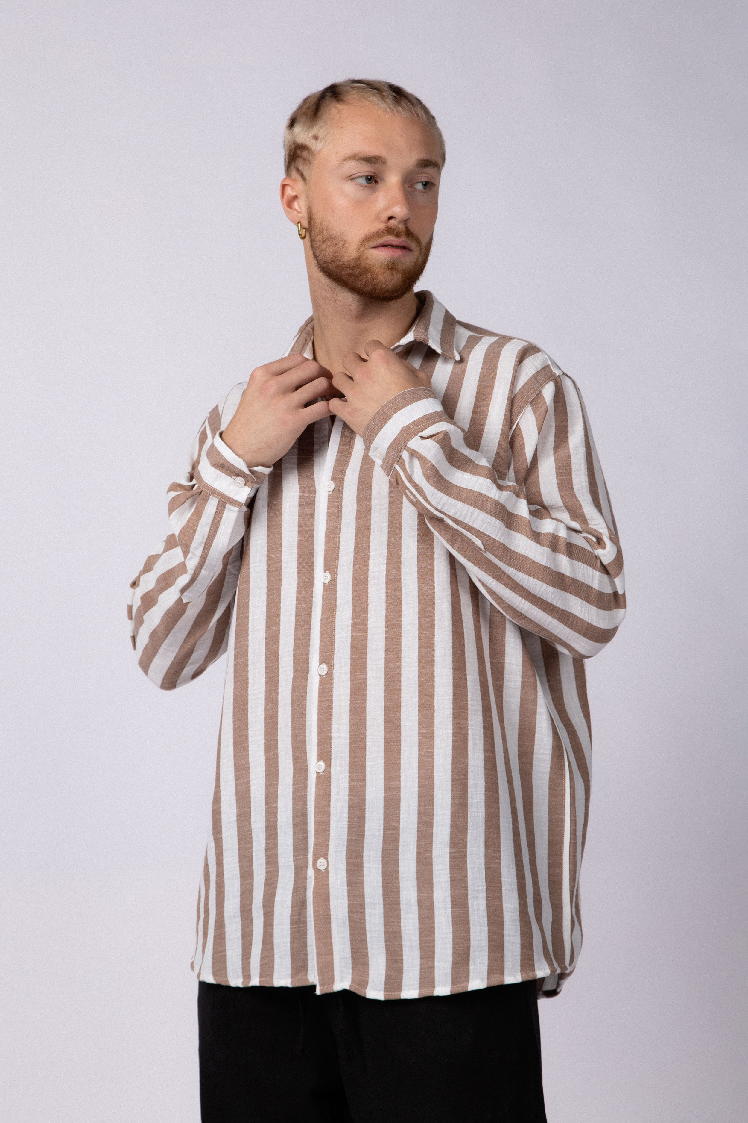 Camisa Manga Larga Lino Dram Vison