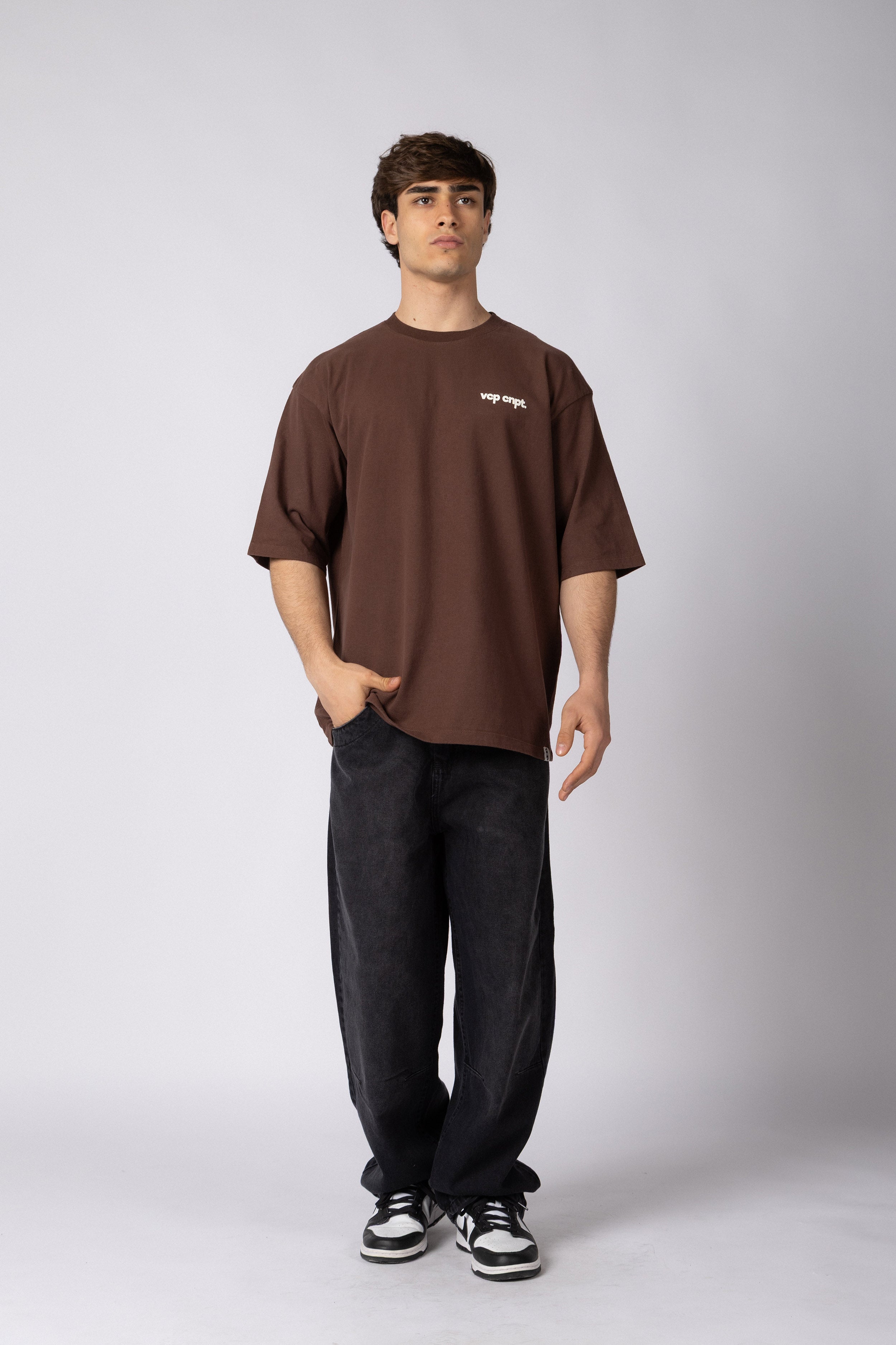 Remera Over Rhy Where Choco