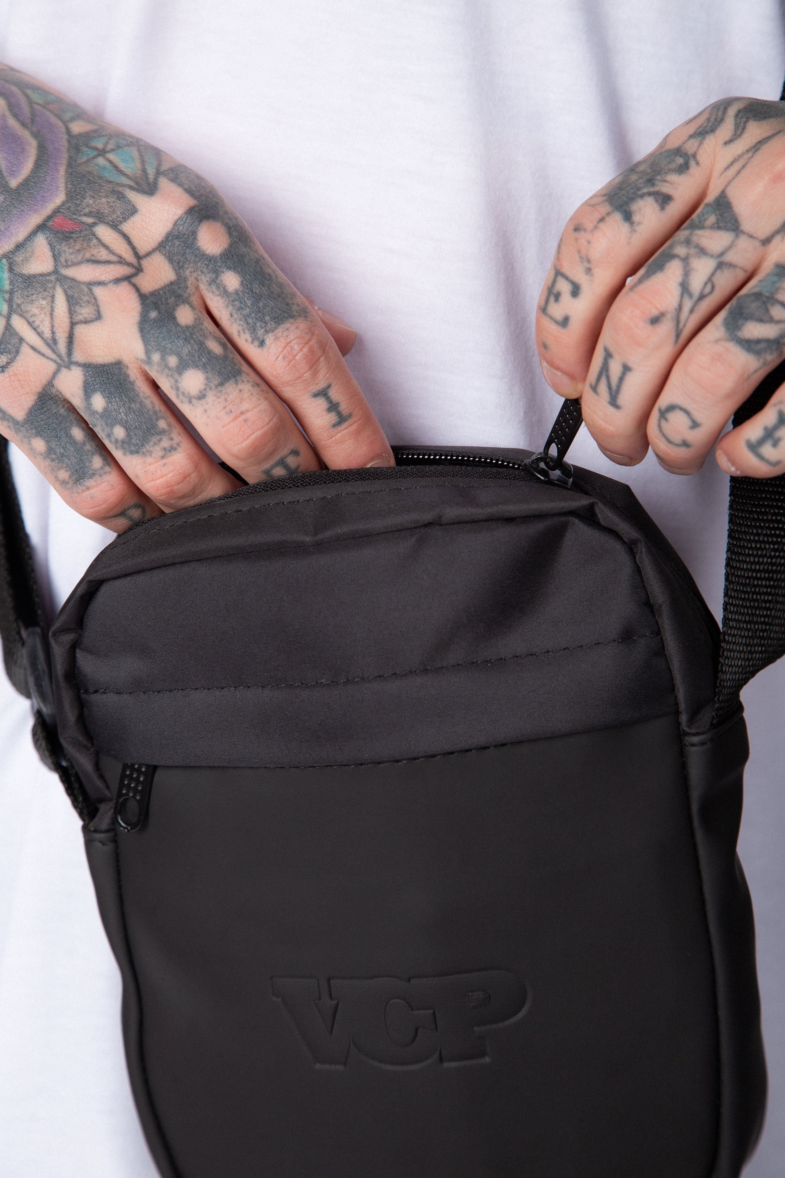 Mini Morral Xinka Goma Negro