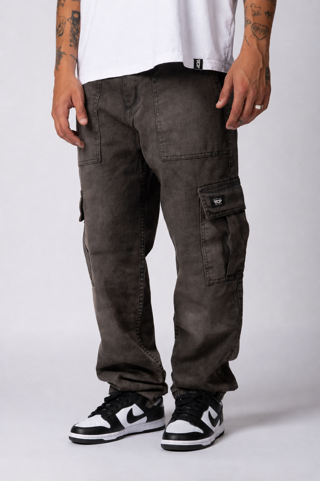 Jean Cargo Volt Oxid Black